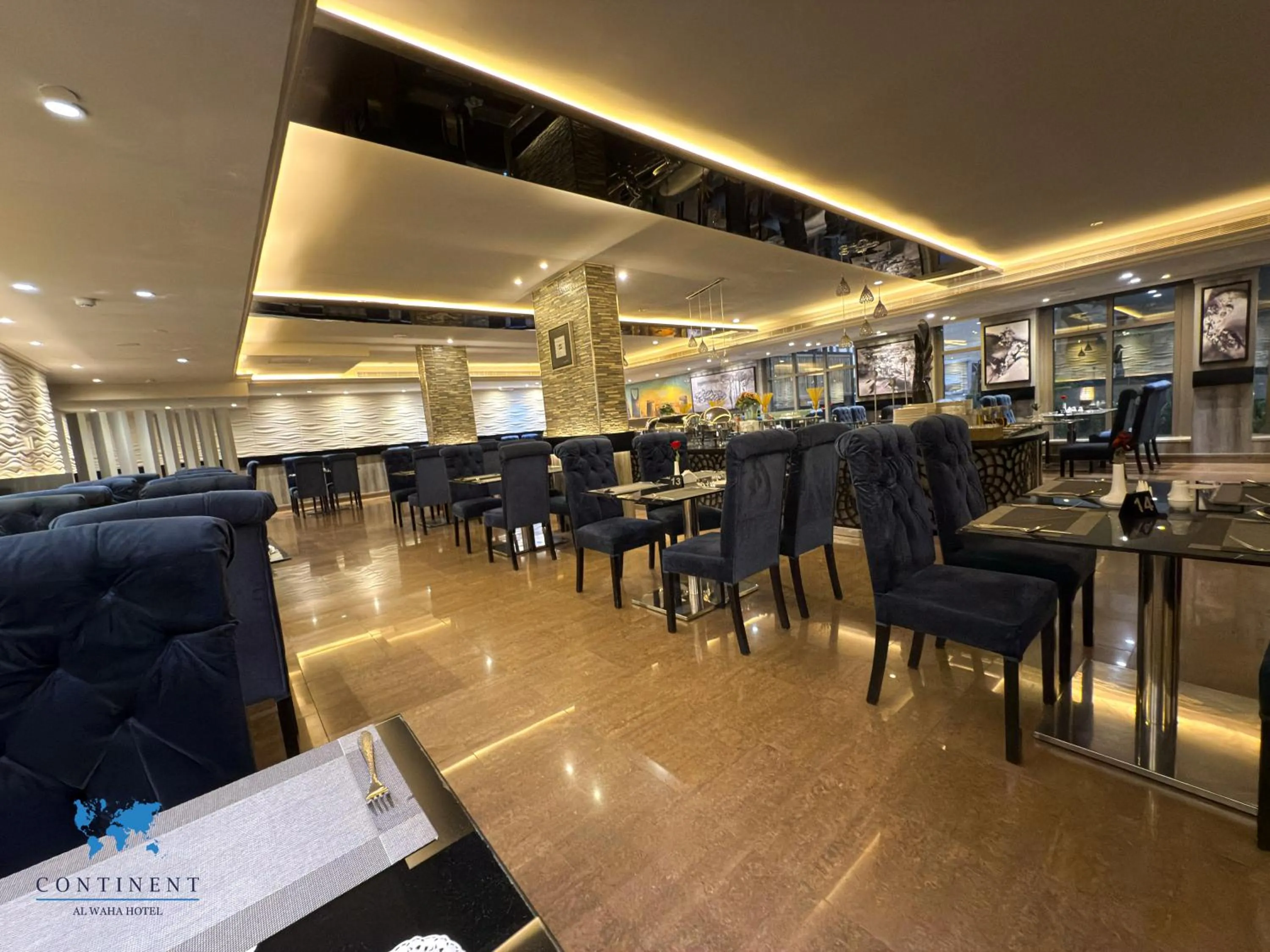 Restaurant/places to eat in Continent Al Waha Hotel Riyad