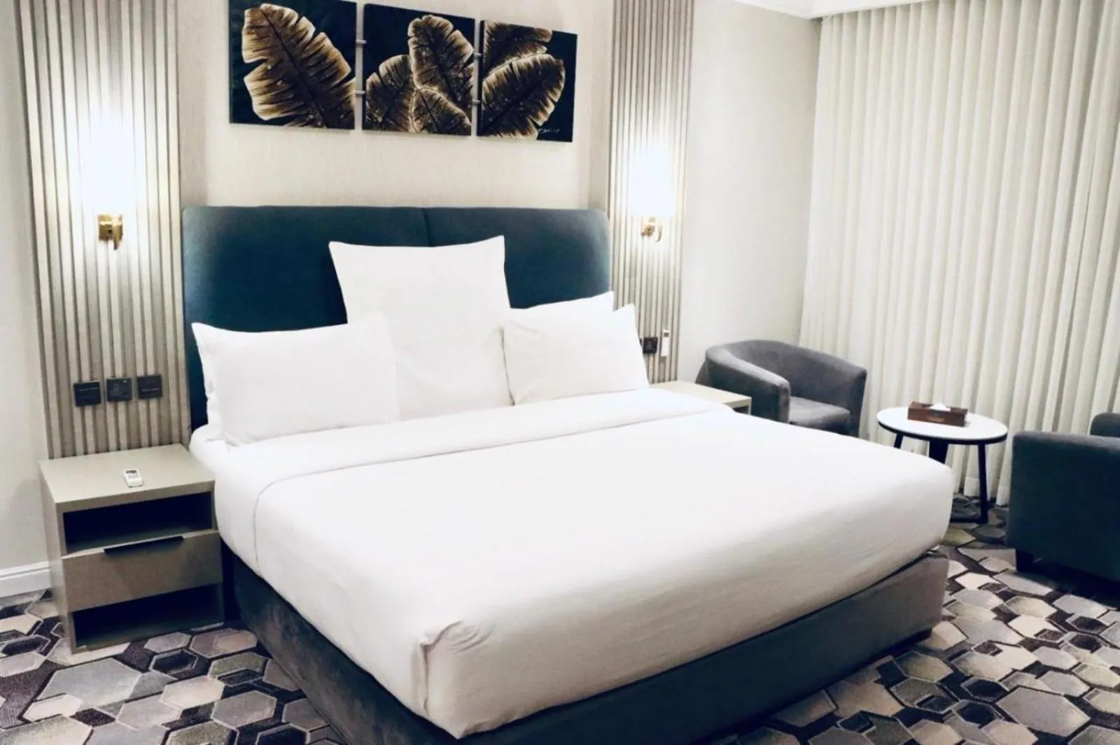 Bed in Continent Al Waha Hotel Riyad