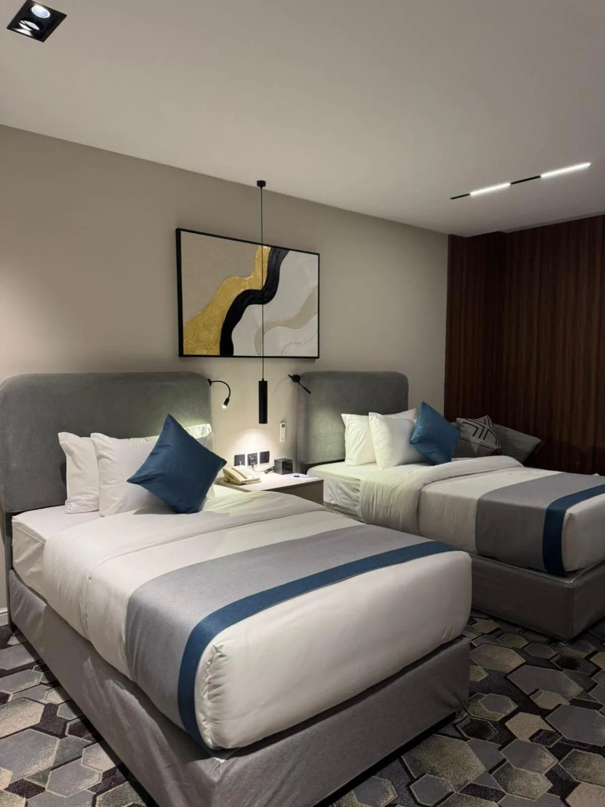 Bed in Continent Al Waha Hotel Riyad