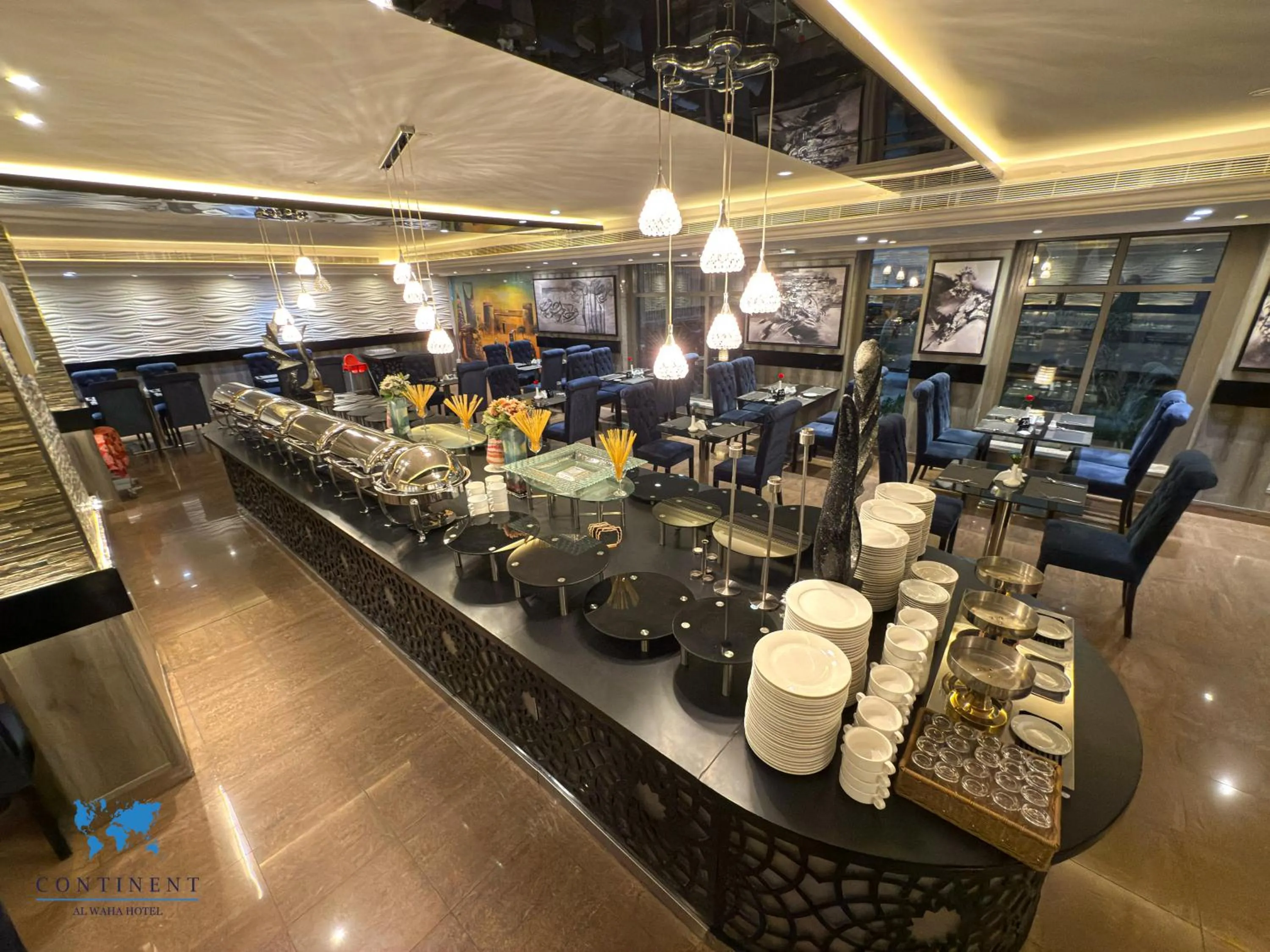 Restaurant/places to eat in Continent Al Waha Hotel Riyad
