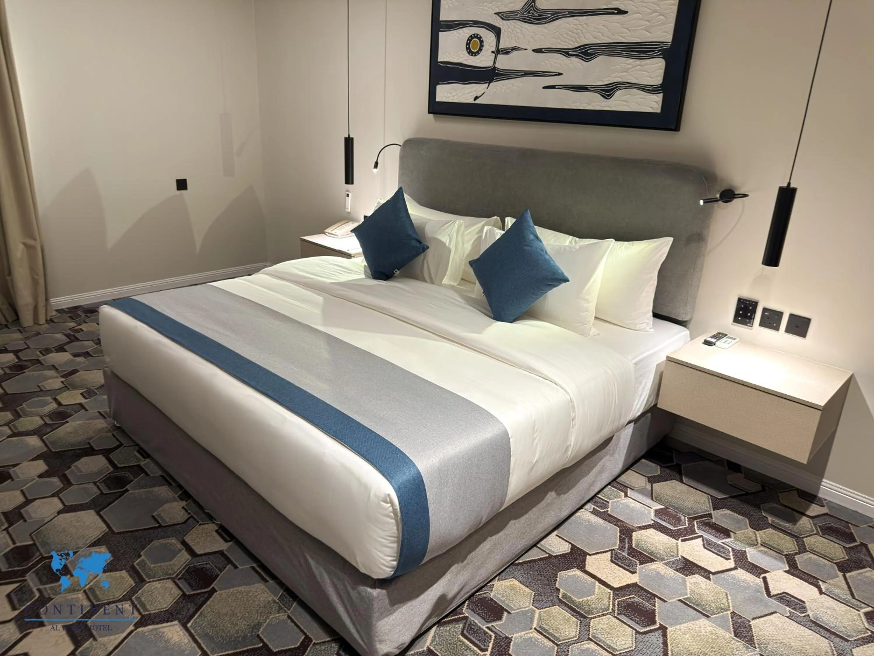 Bed in Continent Al Waha Hotel Riyad