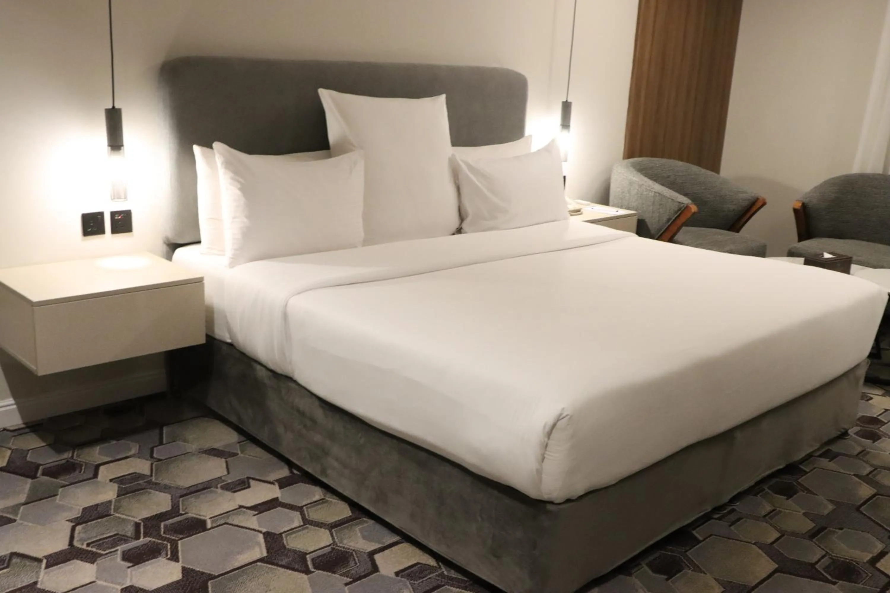 Bed in Continent Al Waha Hotel Riyad