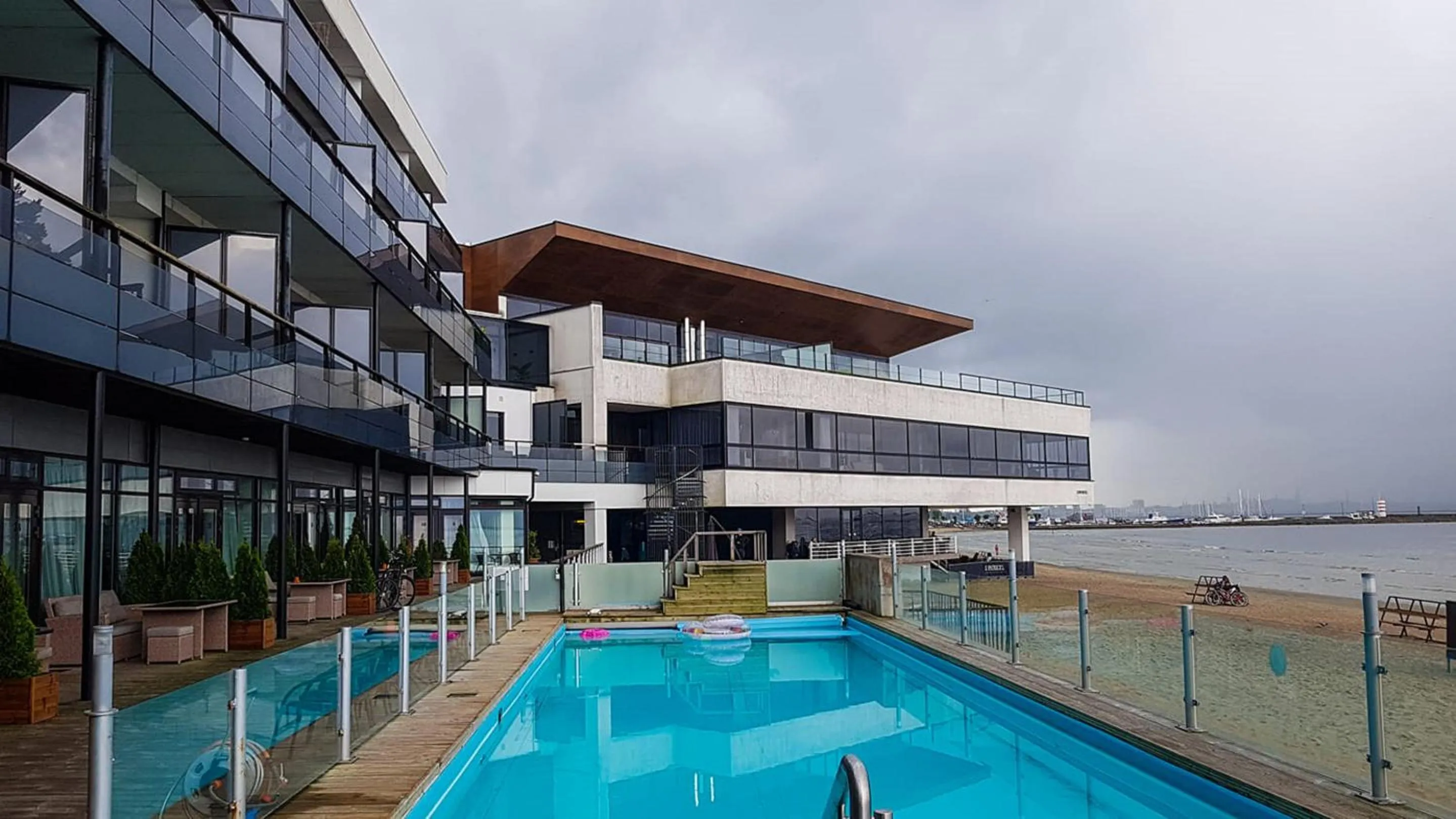 Balcony/Terrace in Pirita Beach Apartments & SPA