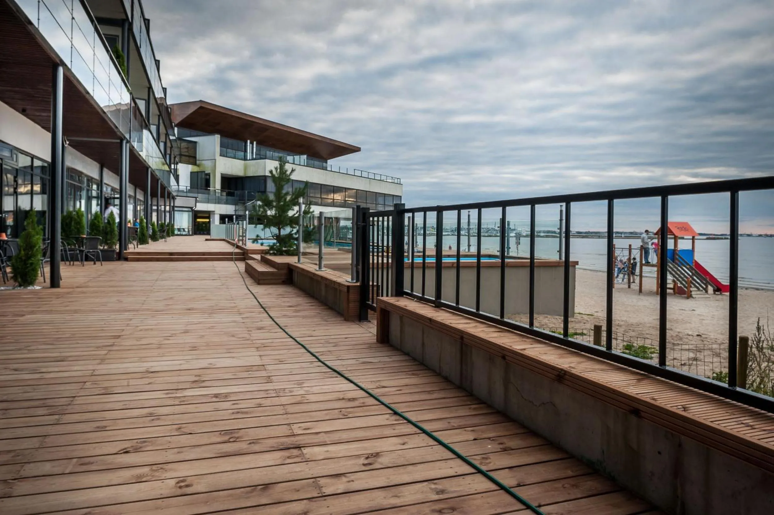 Balcony/Terrace in Pirita Beach Apartments & SPA