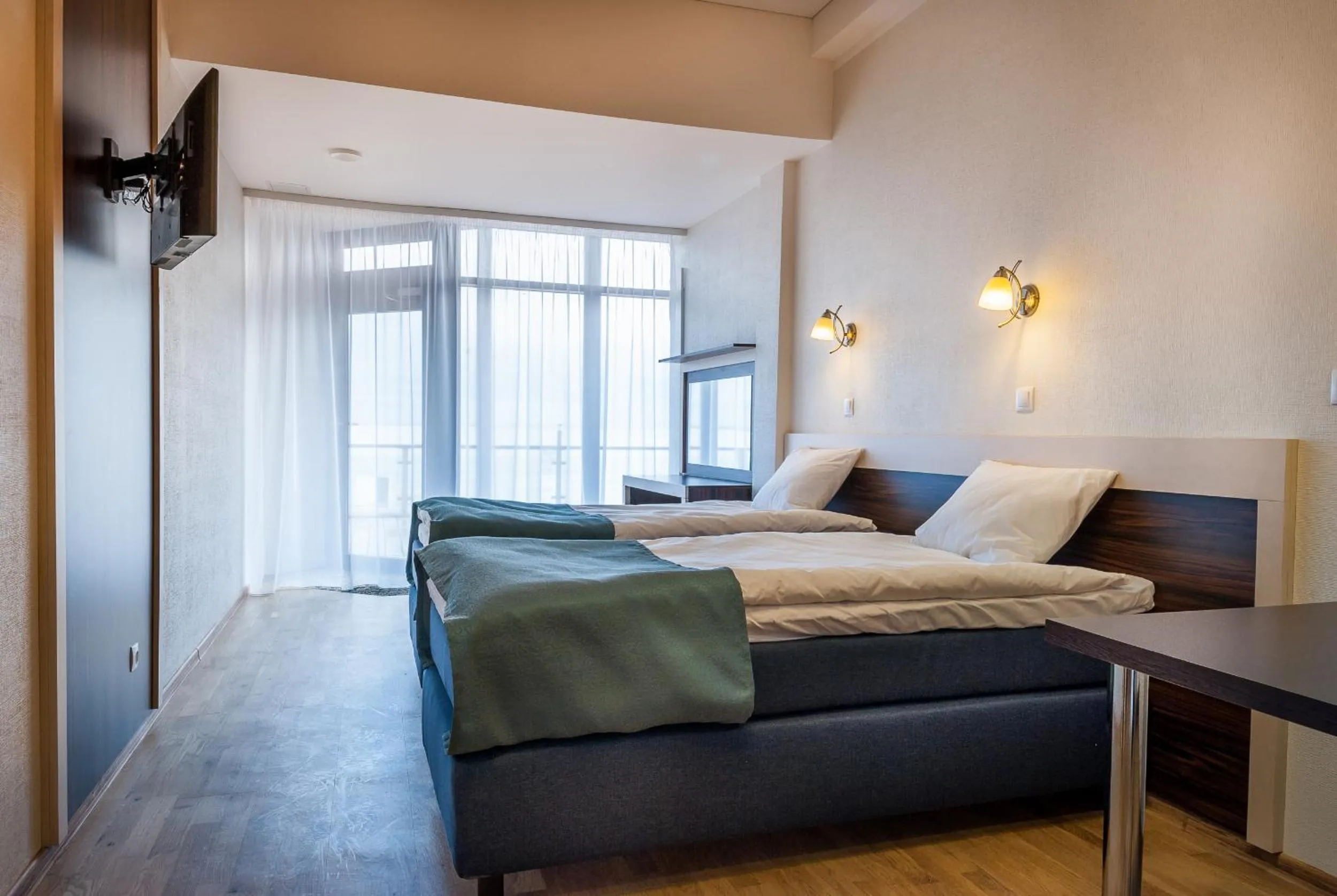 Bed in Pirita Beach Apartments & SPA