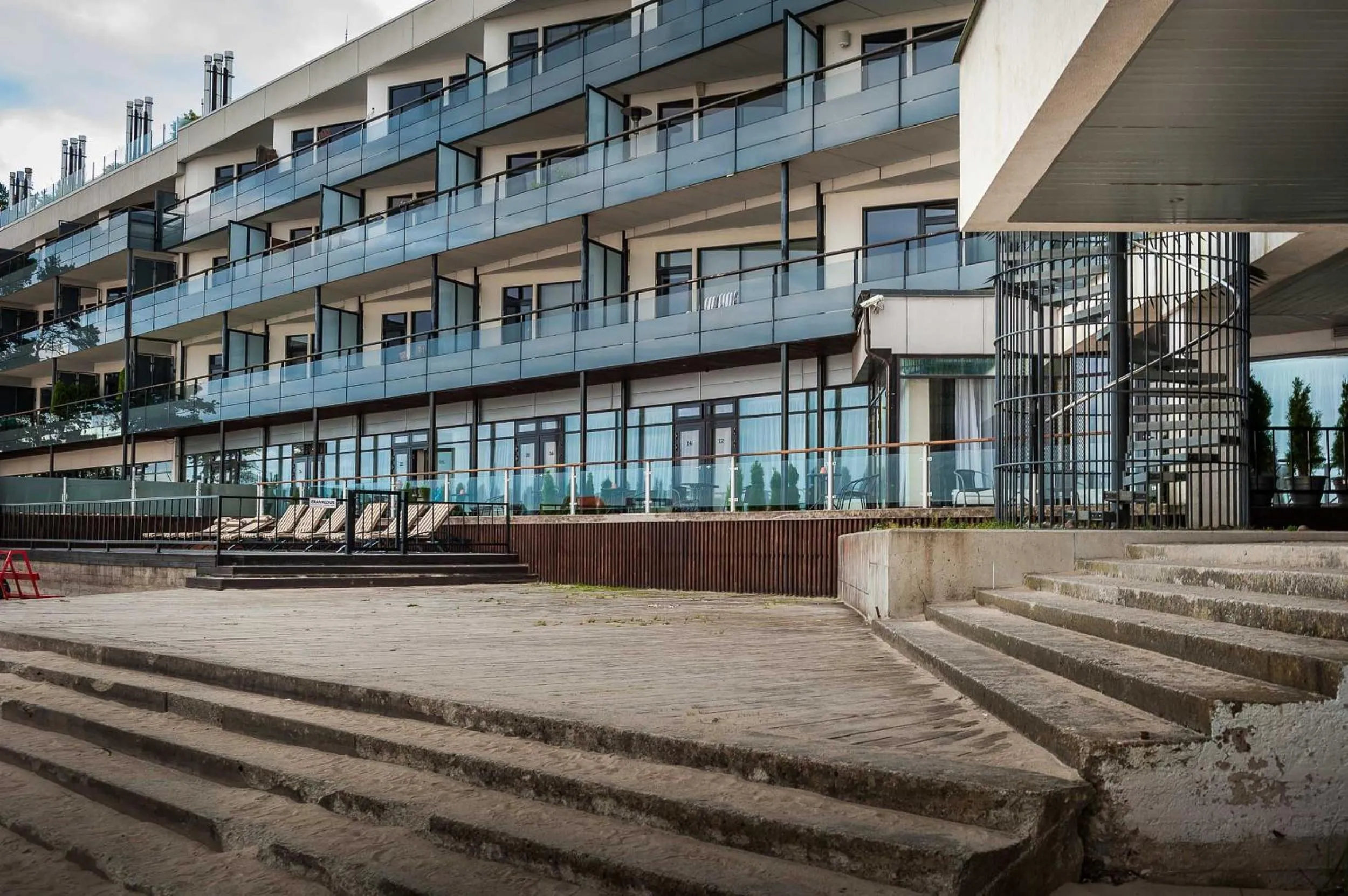 Balcony/Terrace in Pirita Beach Apartments & SPA