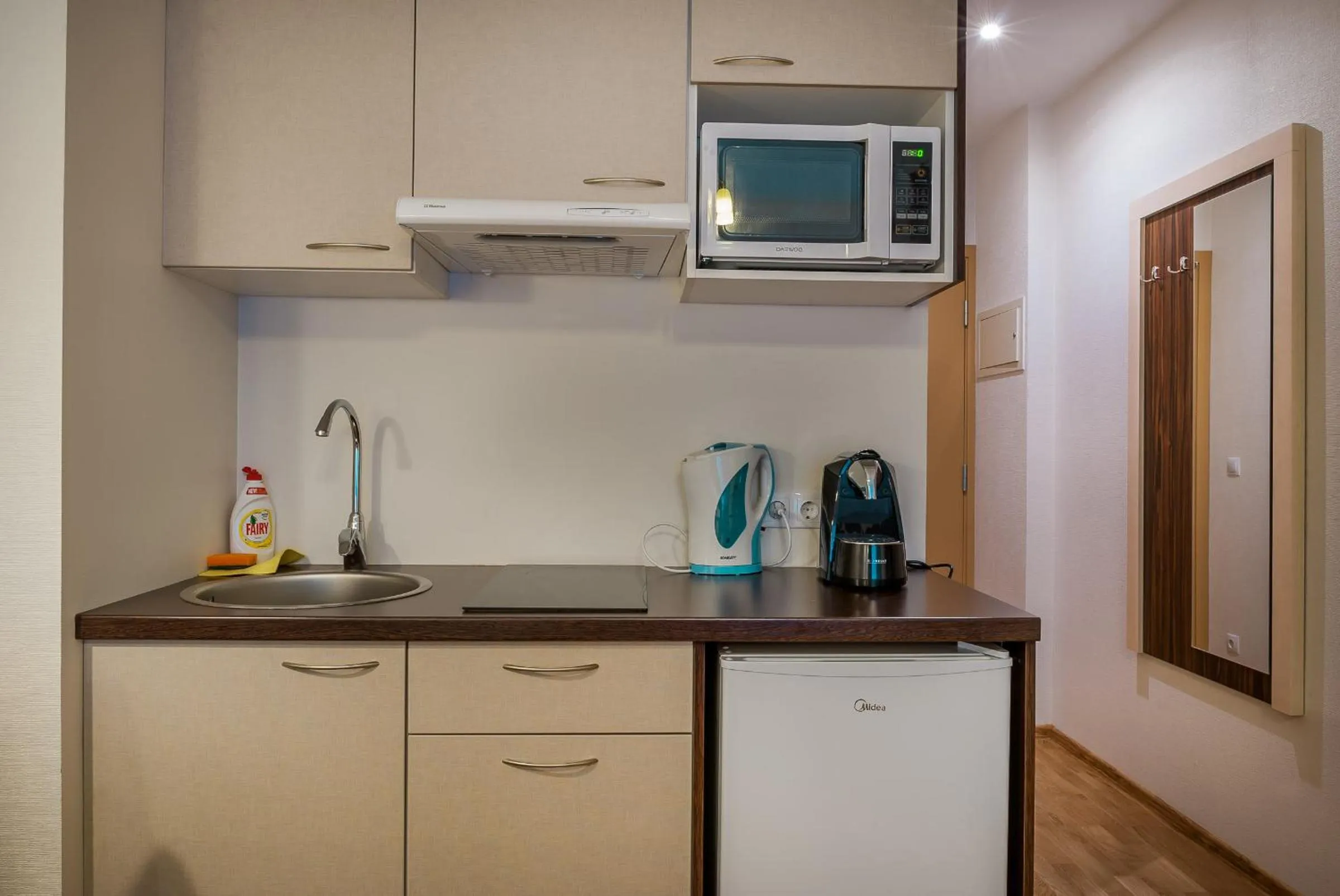 Kitchen or kitchenette in Pirita Beach Apartments & SPA
