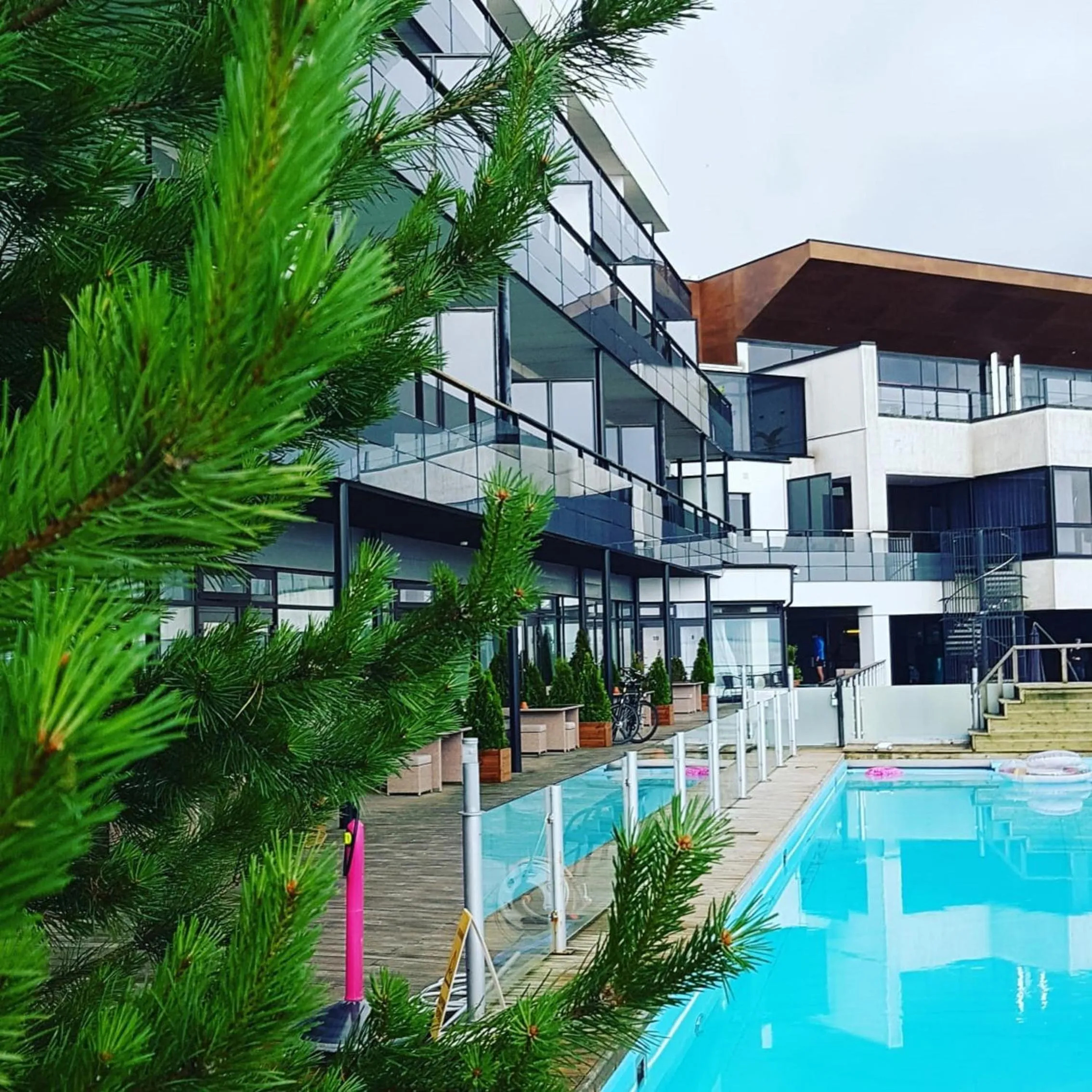 Swimming pool in Pirita Beach Apartments & SPA