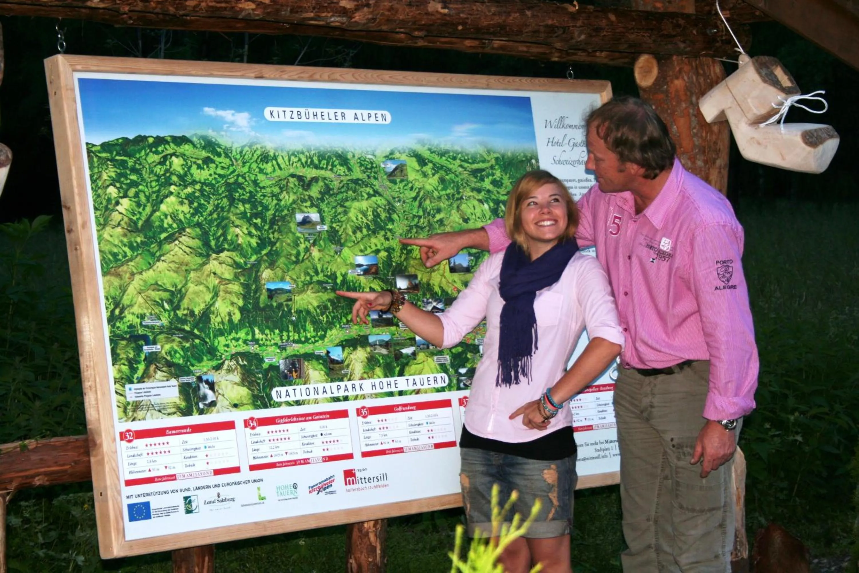 Garden in Hotel Gasthof Schweizerhaus
