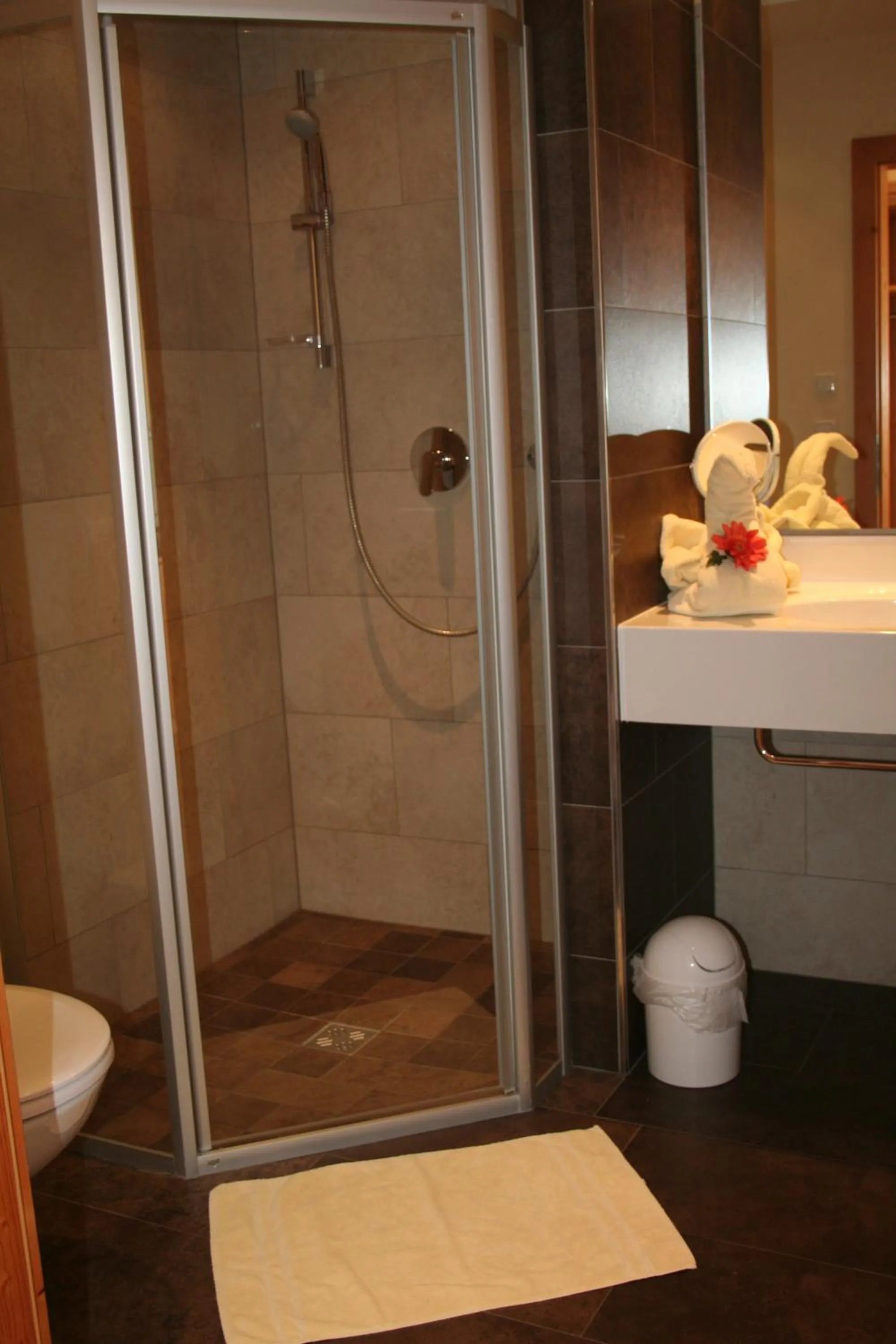 Shower in Hotel Gasthof Schweizerhaus