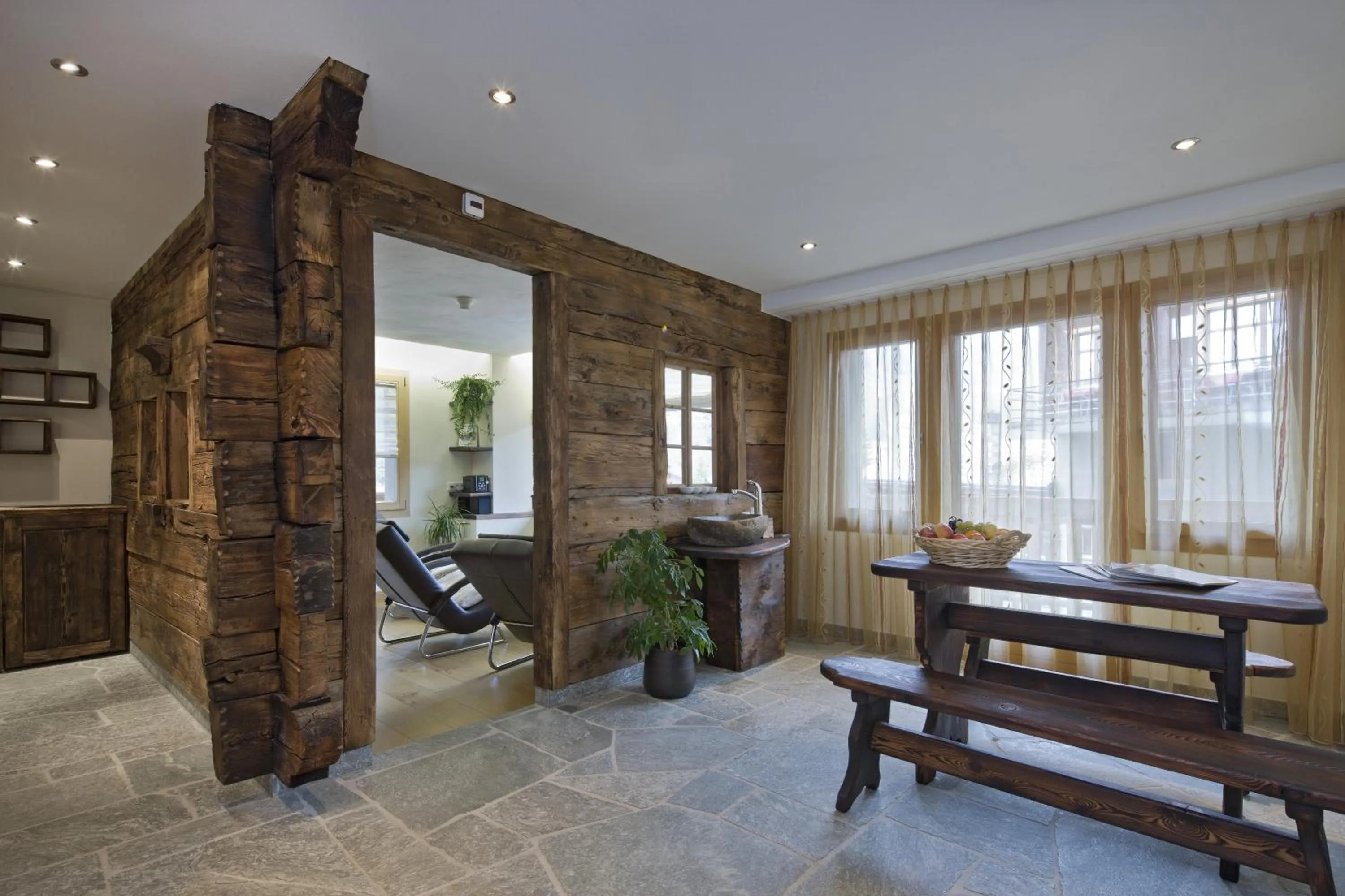 Sauna in Hotel Edelweiss Blatten Lötschental