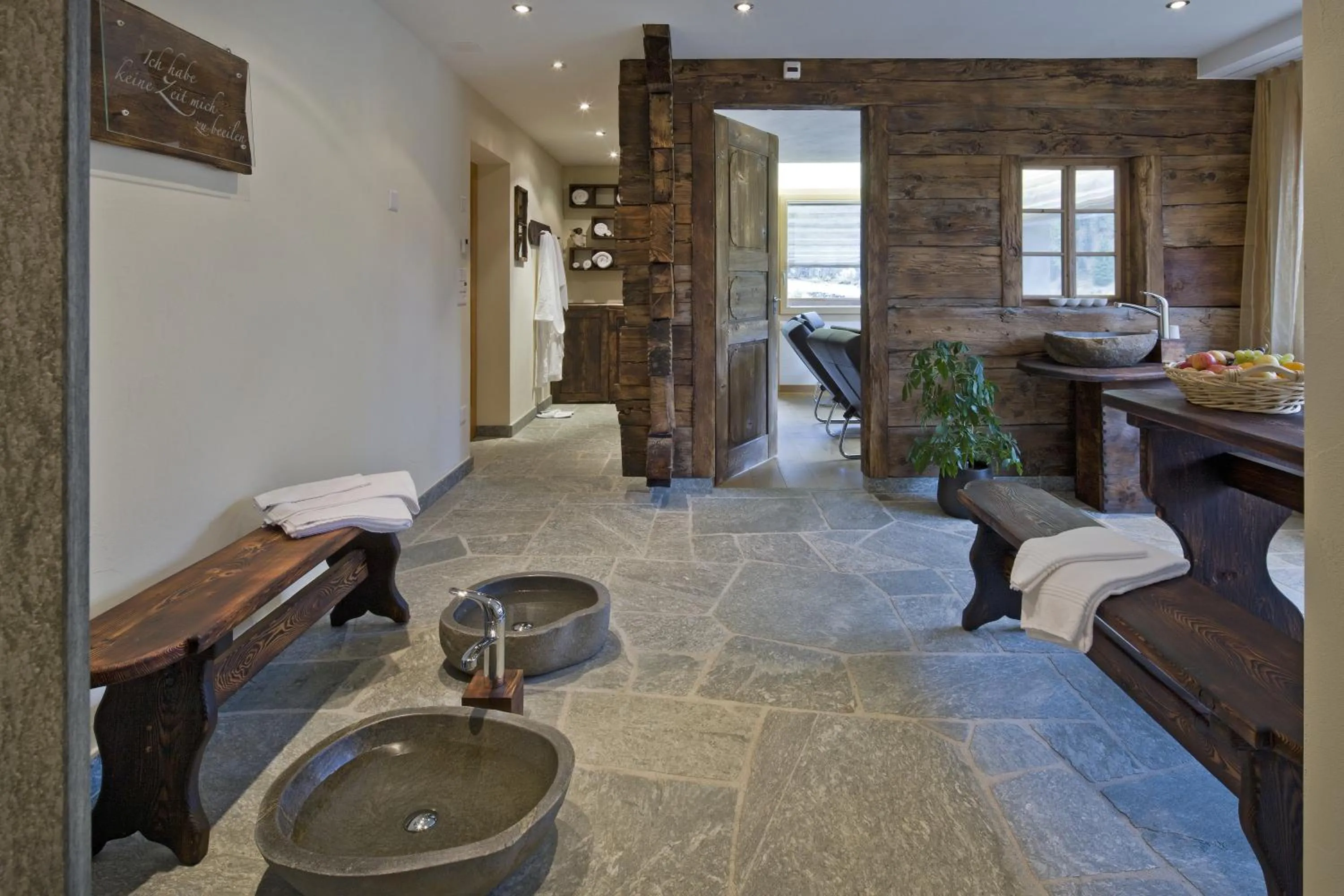 Sauna in Hotel Edelweiss Blatten Lötschental