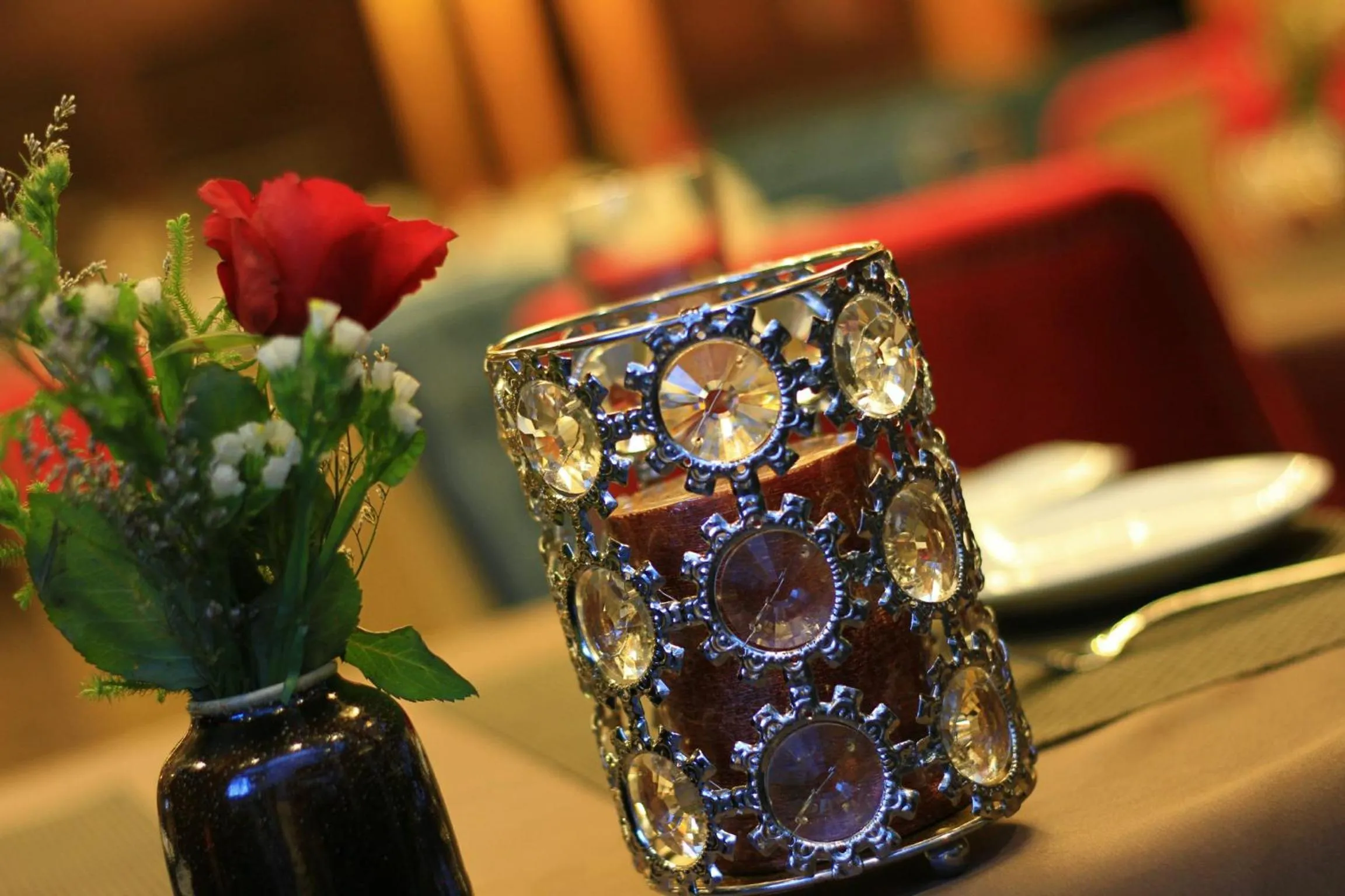 Decorative detail in The Scarlett Boutique Hotel