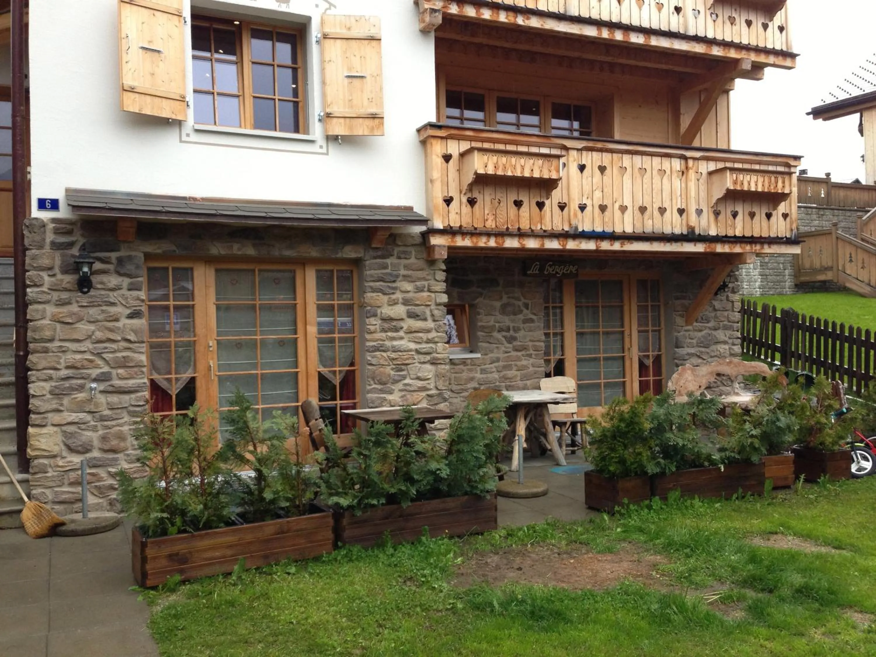 Garden in Auberge de la poste