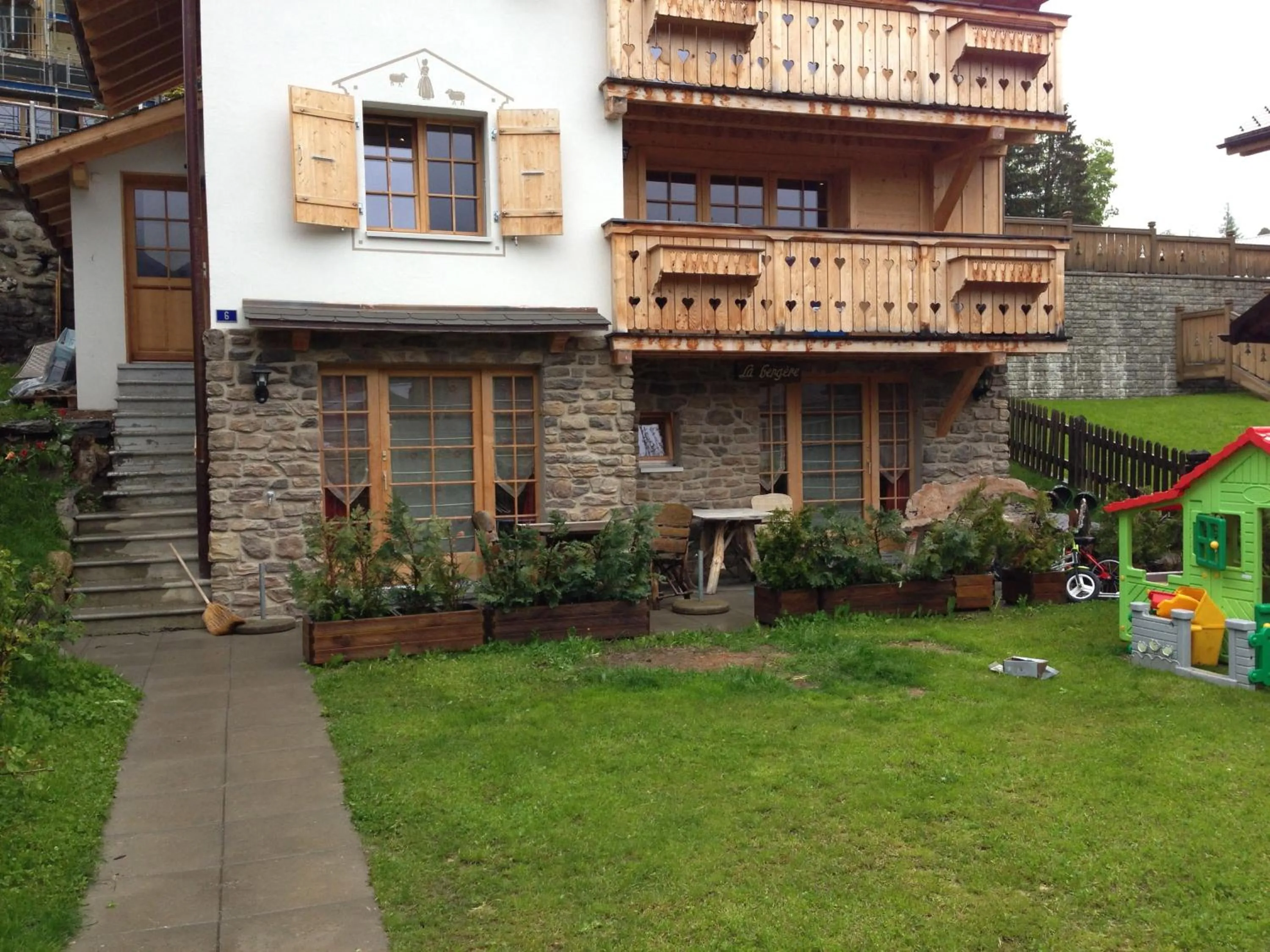 Garden in Auberge de la poste