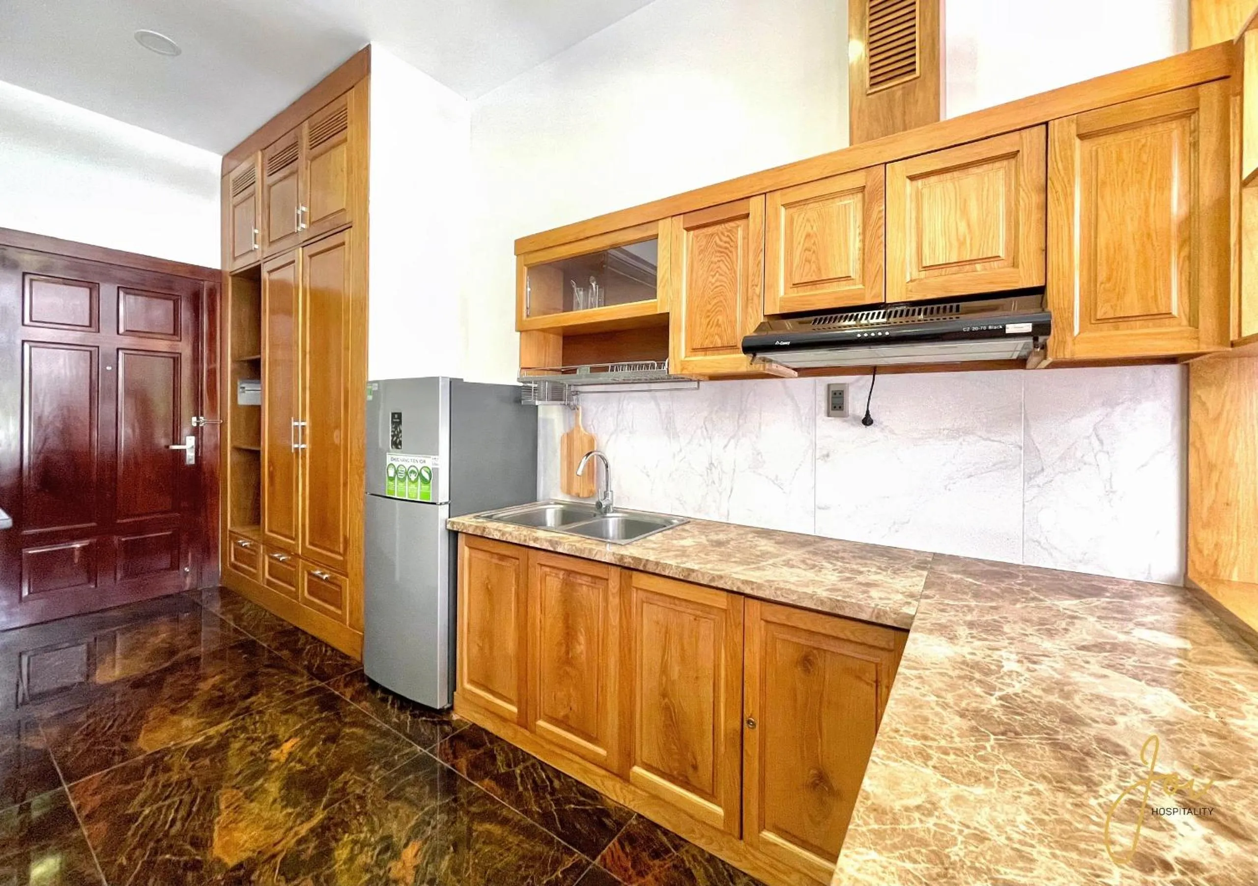 stove in Kim Minh Apartment & Hotel