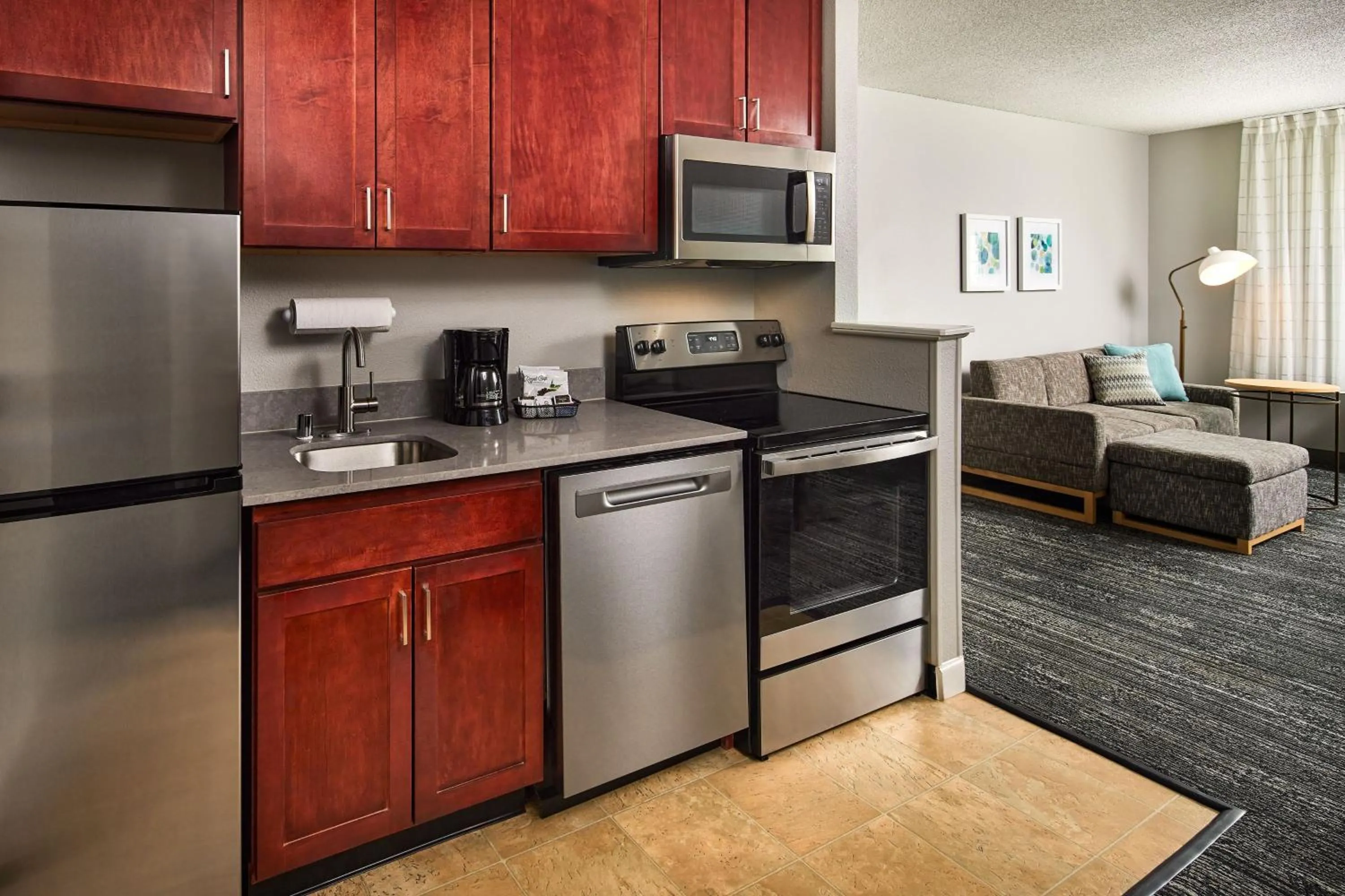 Living room in TownePlace Suites by Marriott Colorado Springs South