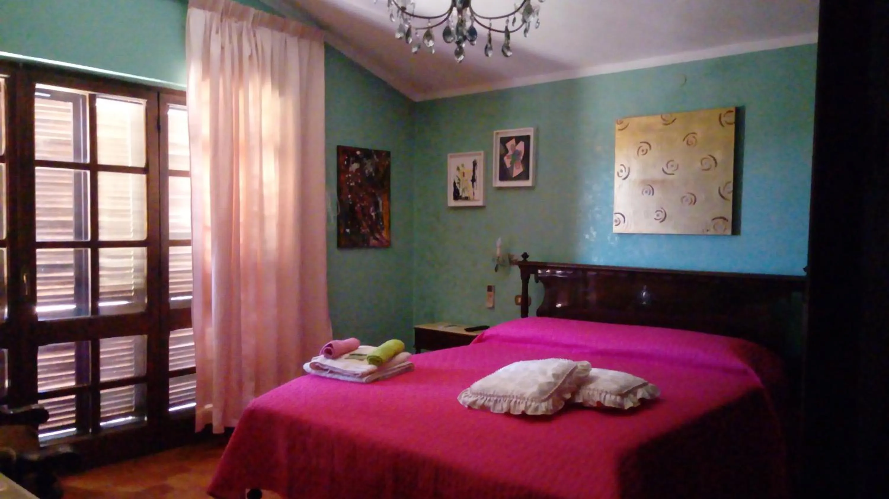 Bedroom, Bed in Villa Corrias