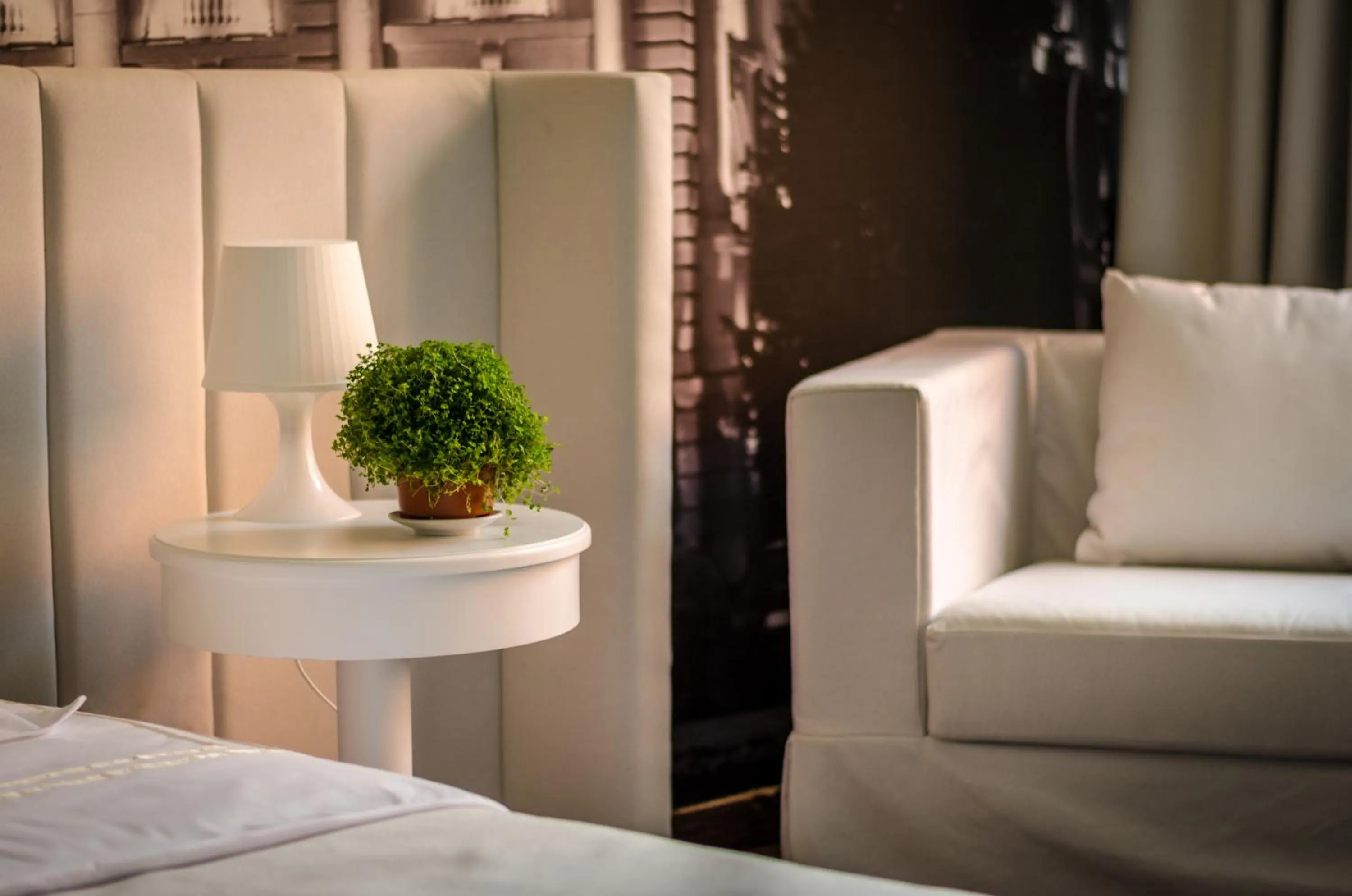 Decorative detail, Bed in Hotel Passport