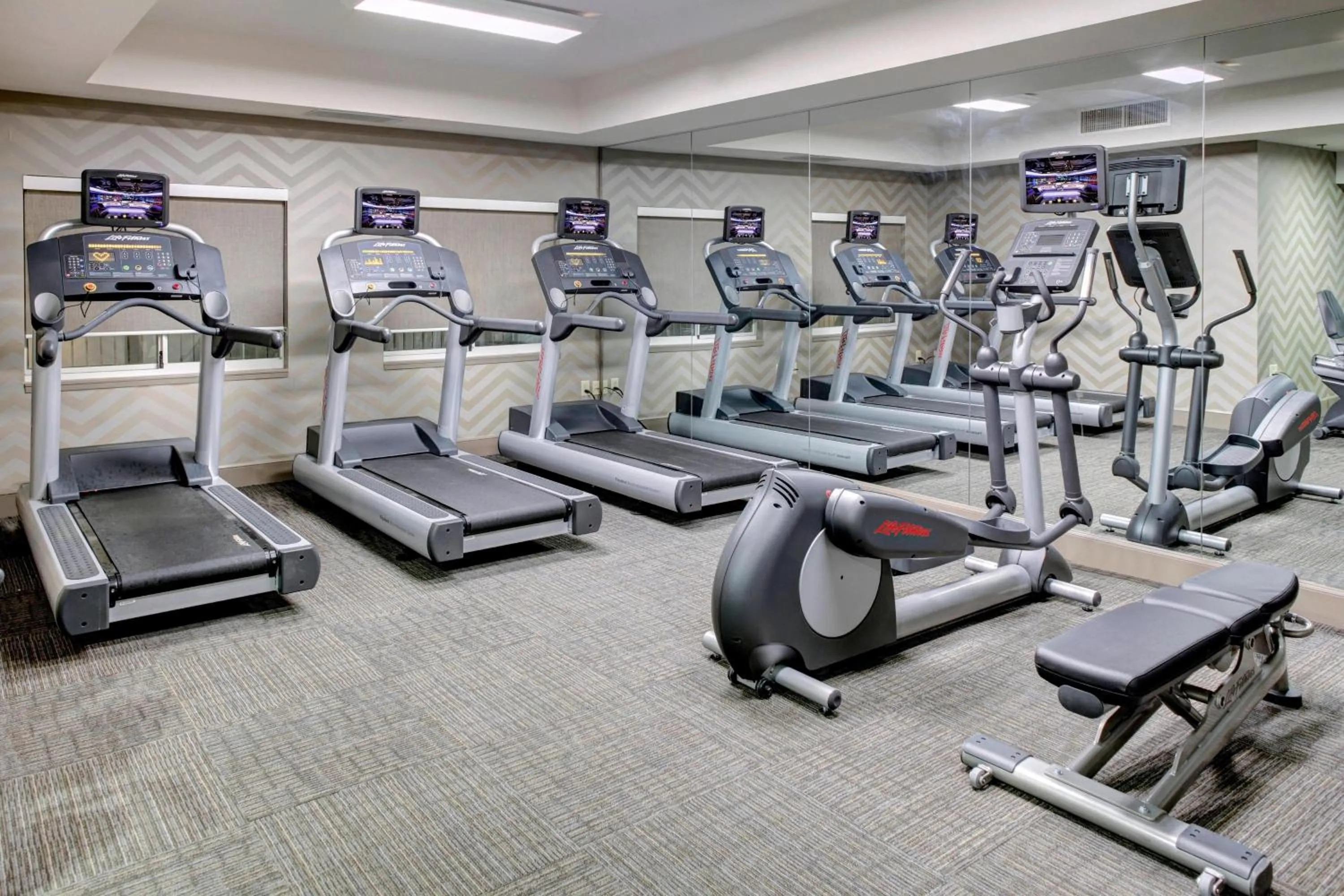 Fitness centre/facilities in Residence Inn by Marriott Cleveland Independence