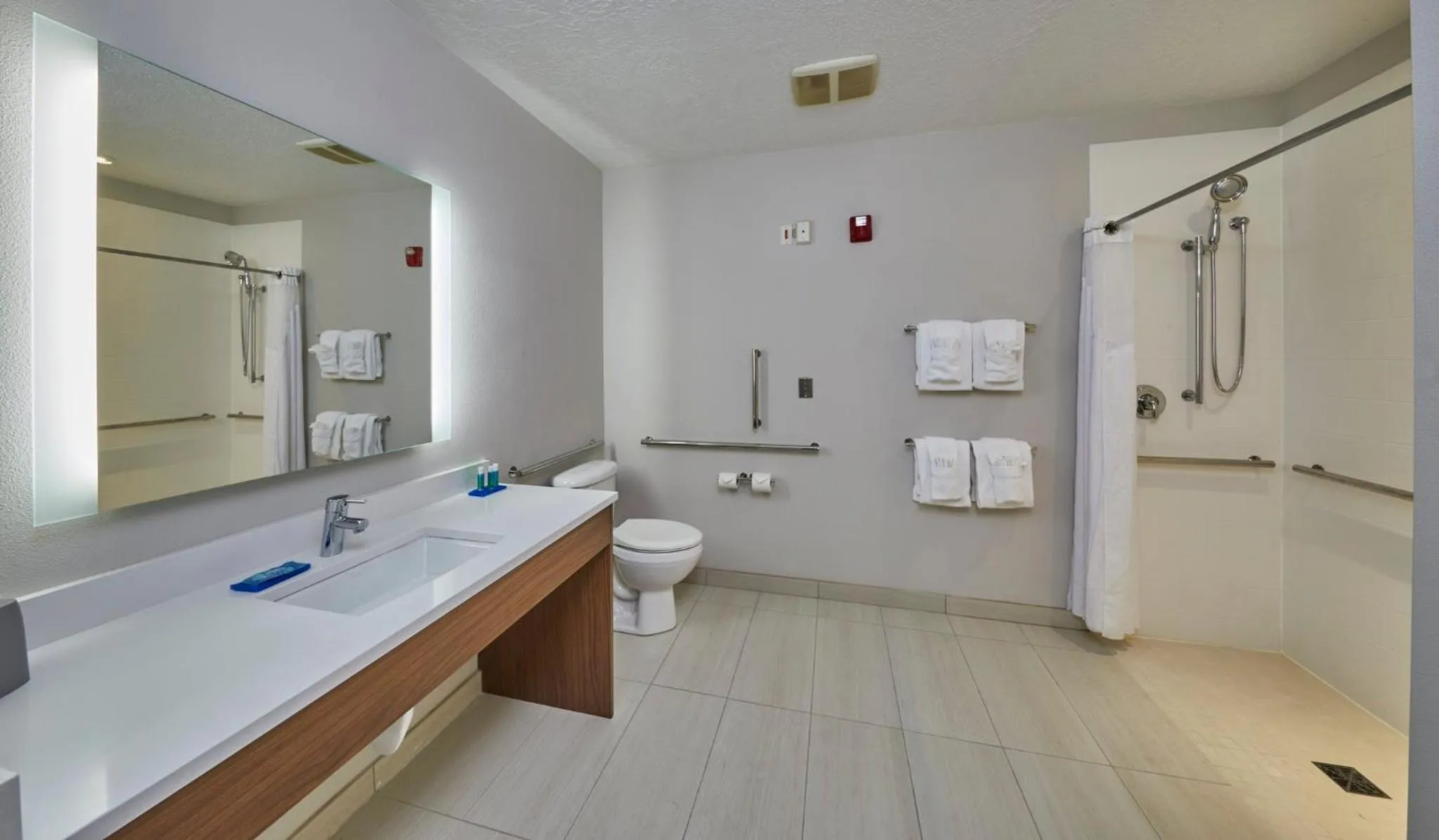 Bathroom in Holiday Inn Express Hotel & Suites Medford-Central Point by IHG