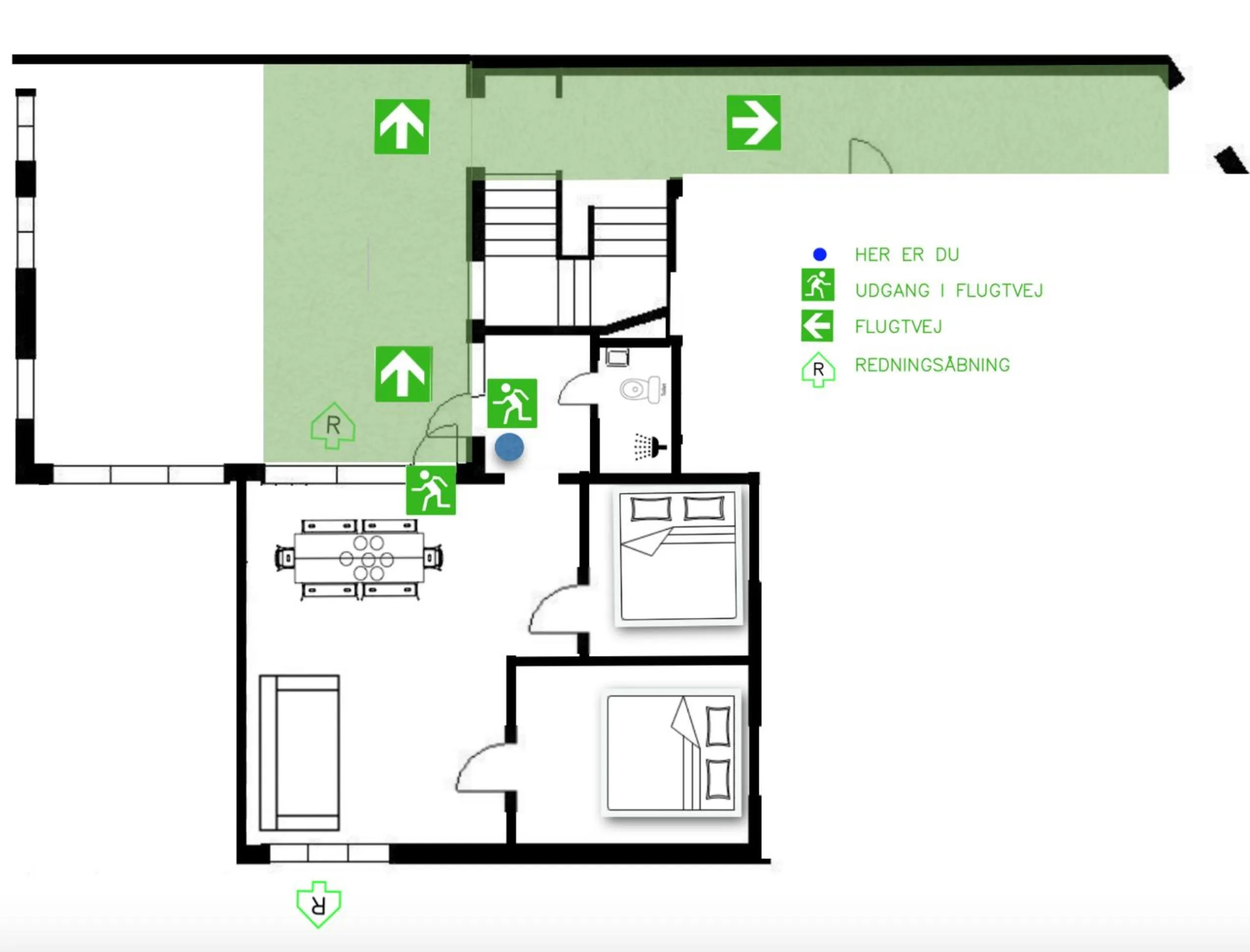 Floor plan in The Citadel Apartments by Daniel&Jacob's