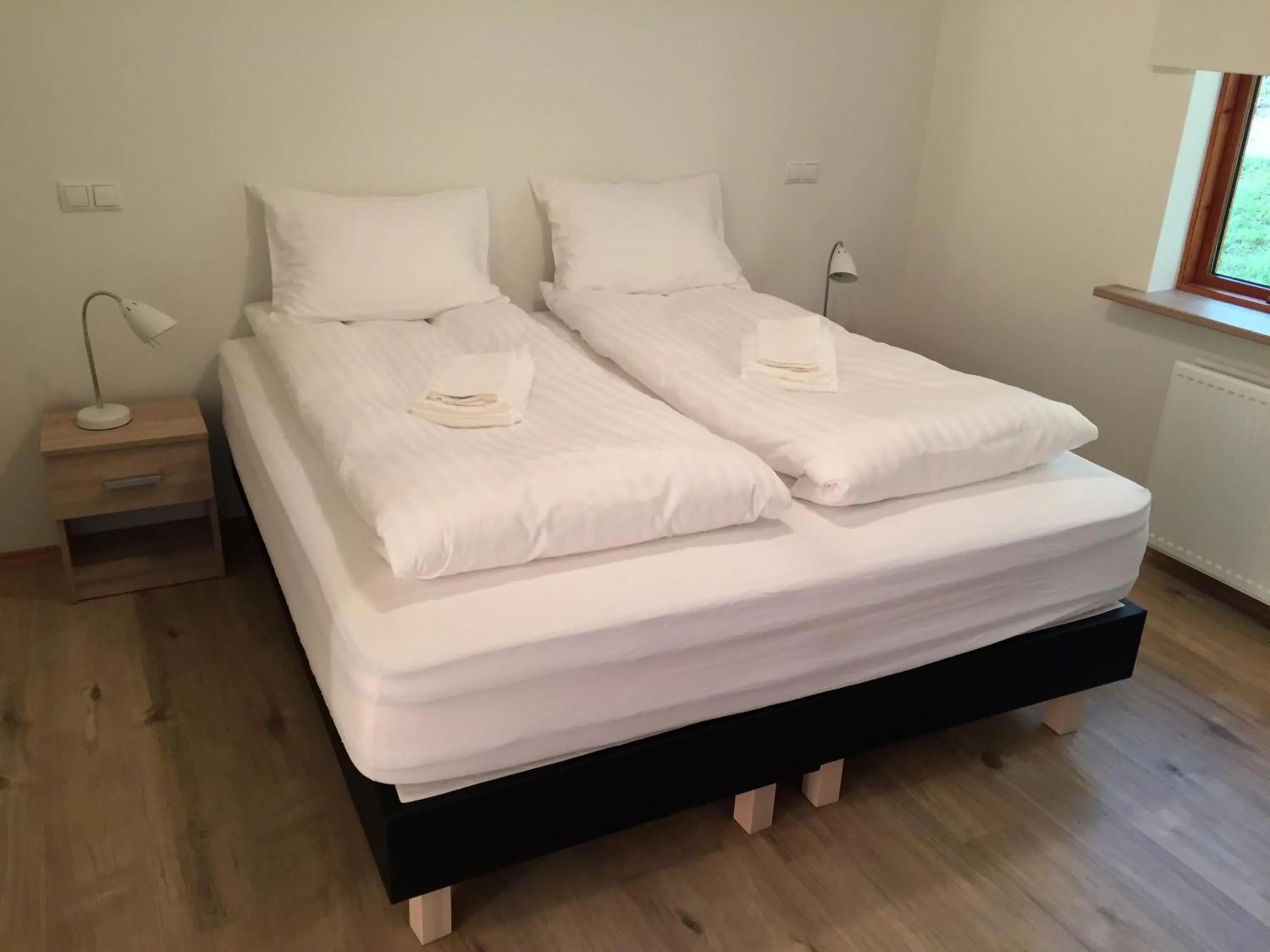 Bedroom, Bed in Guesthouse Hvítafell