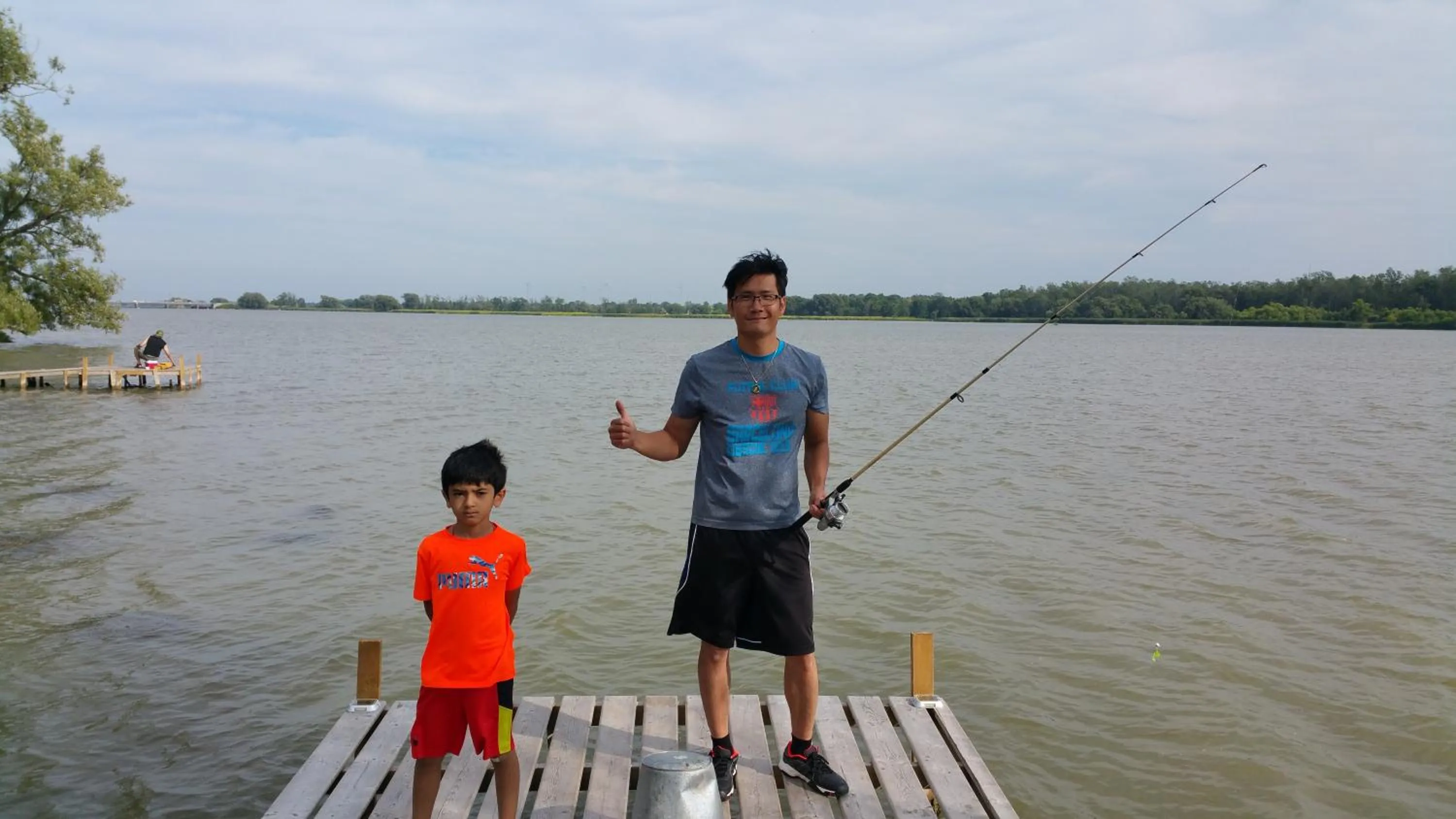 Fishing in Riverview Motel