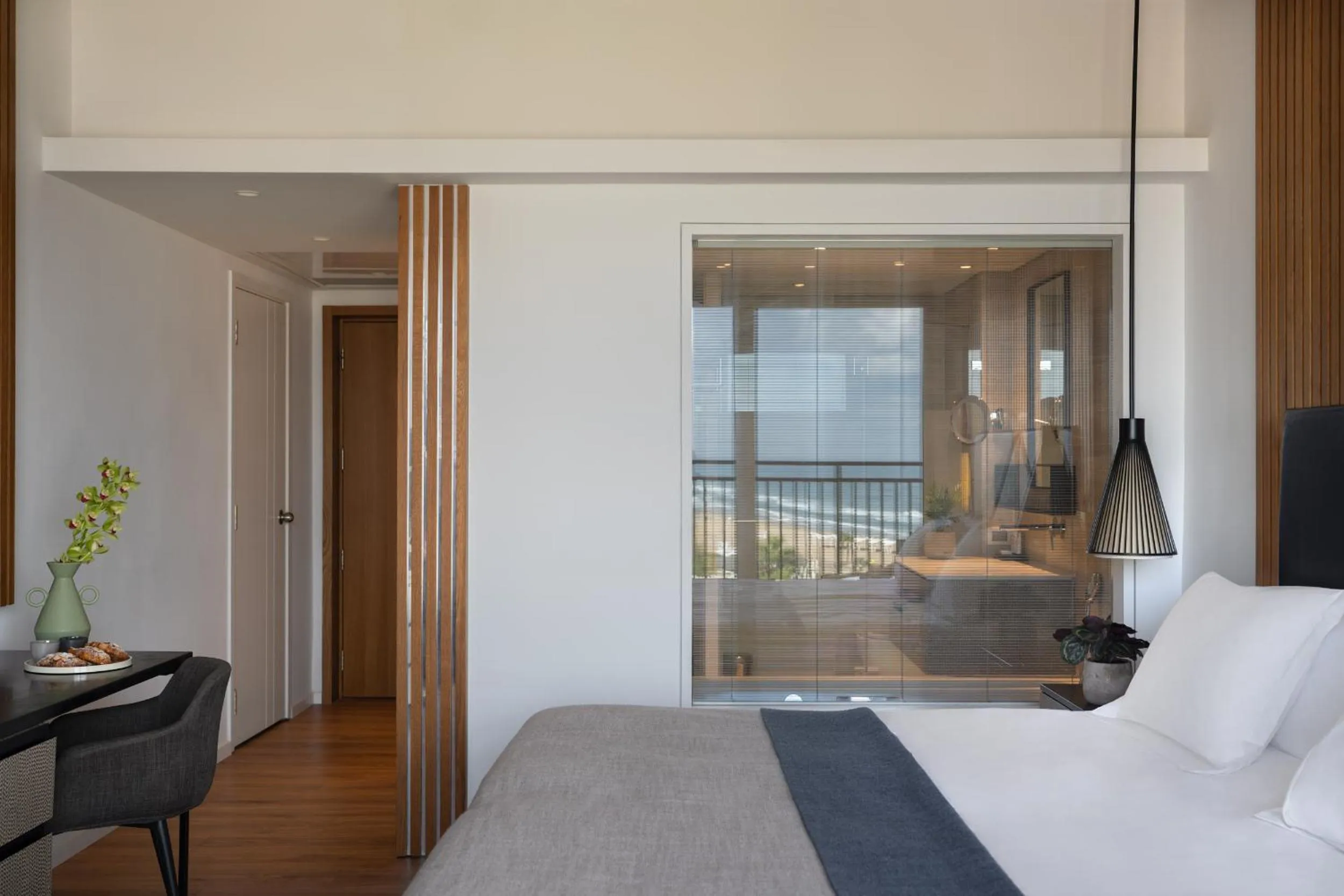 Bed in Dan Accadia Herzliya Hotel