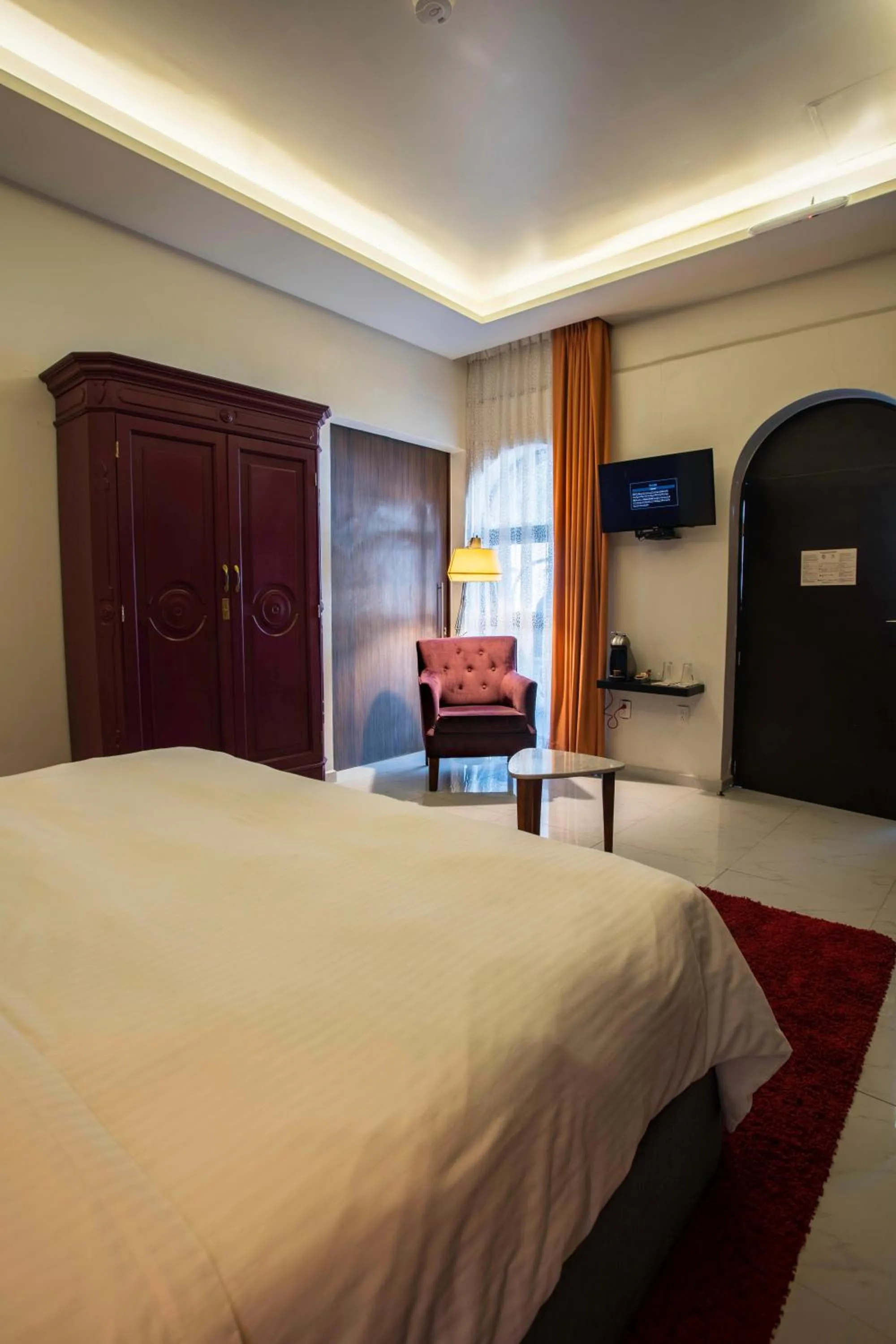 Decorative detail, Bed in TRES79 Hotel Boutique Orizaba