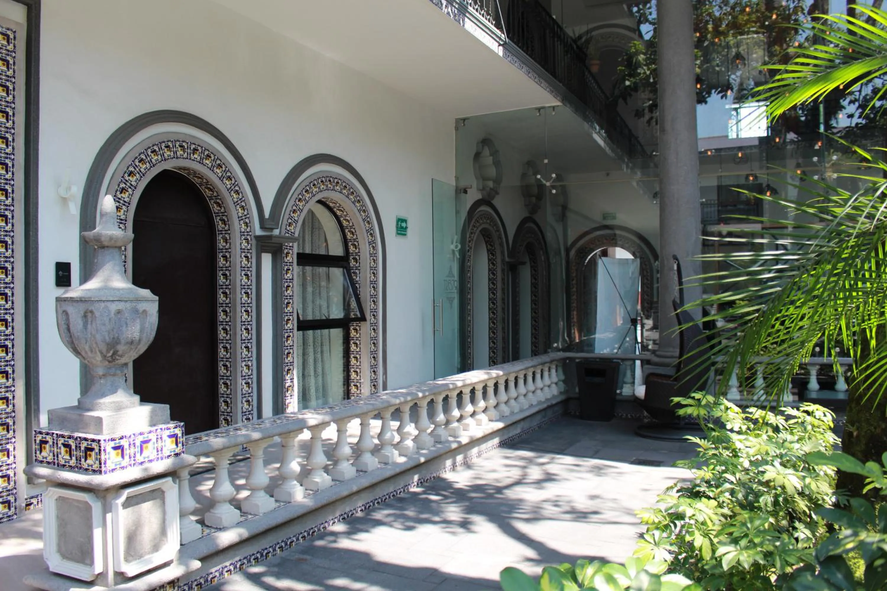 Patio in TRES79 Hotel Boutique Orizaba