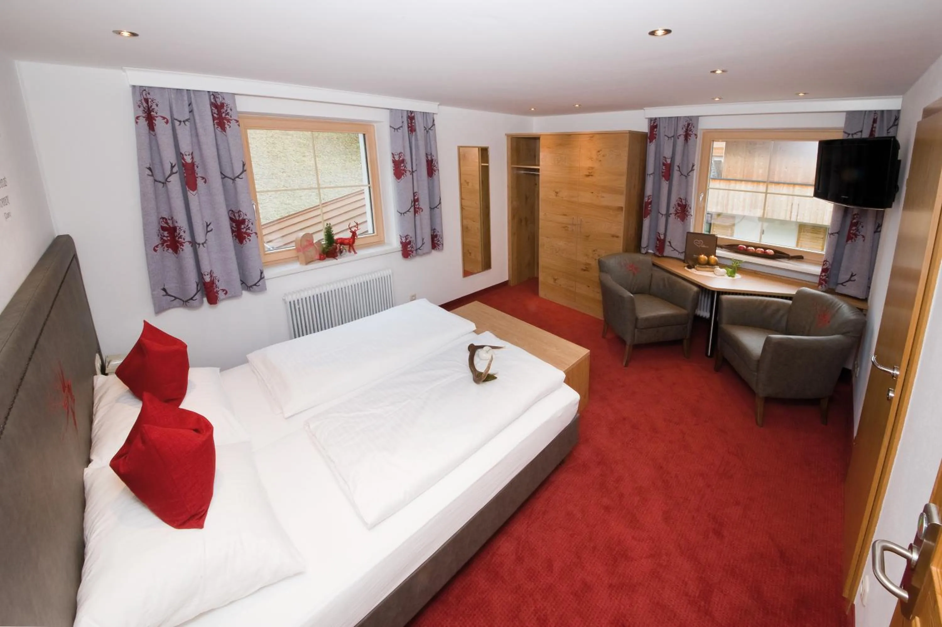 Bed in Hotel Garni Rauch