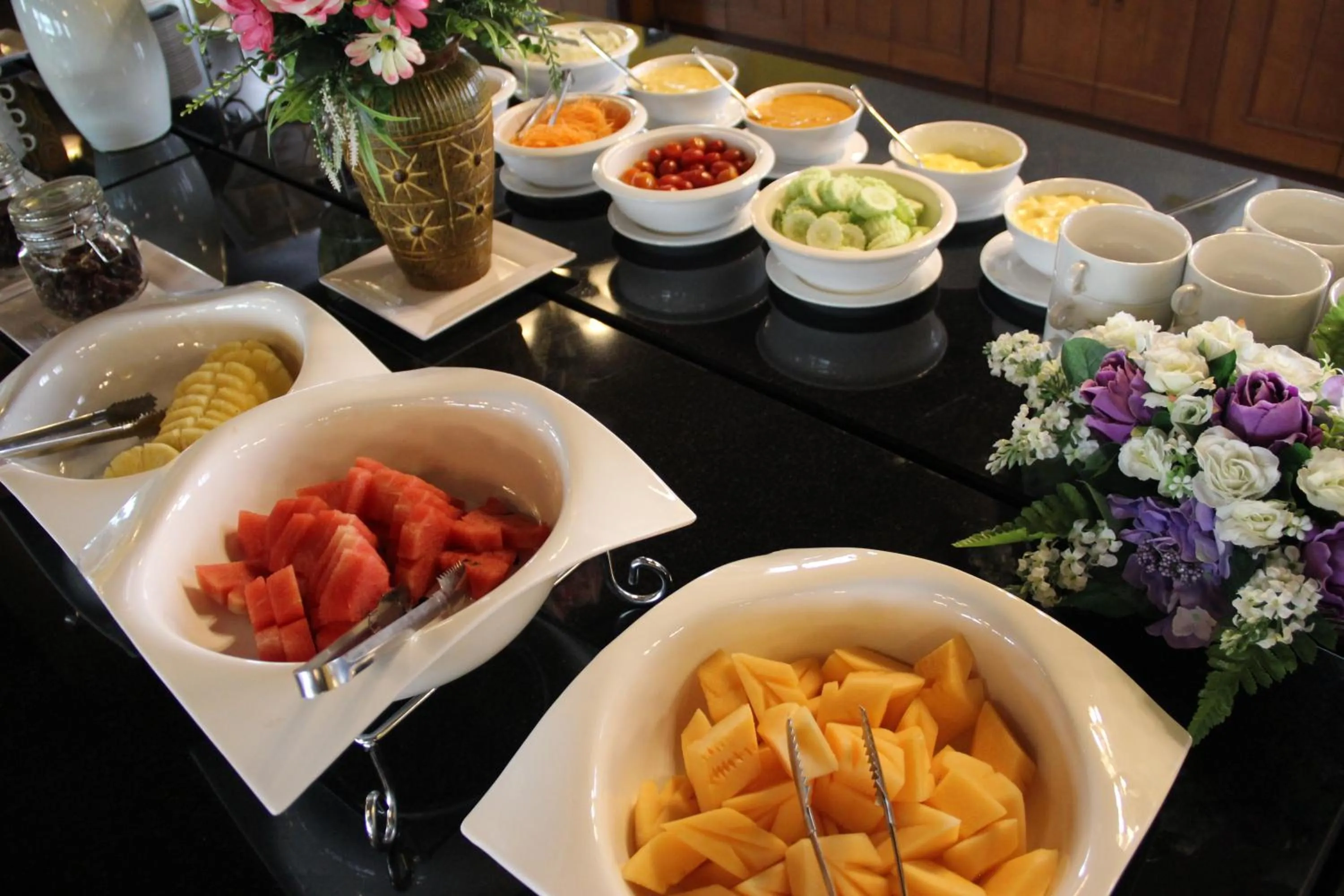 Food close-up in Suvarnabhumi Ville Airport Hotel