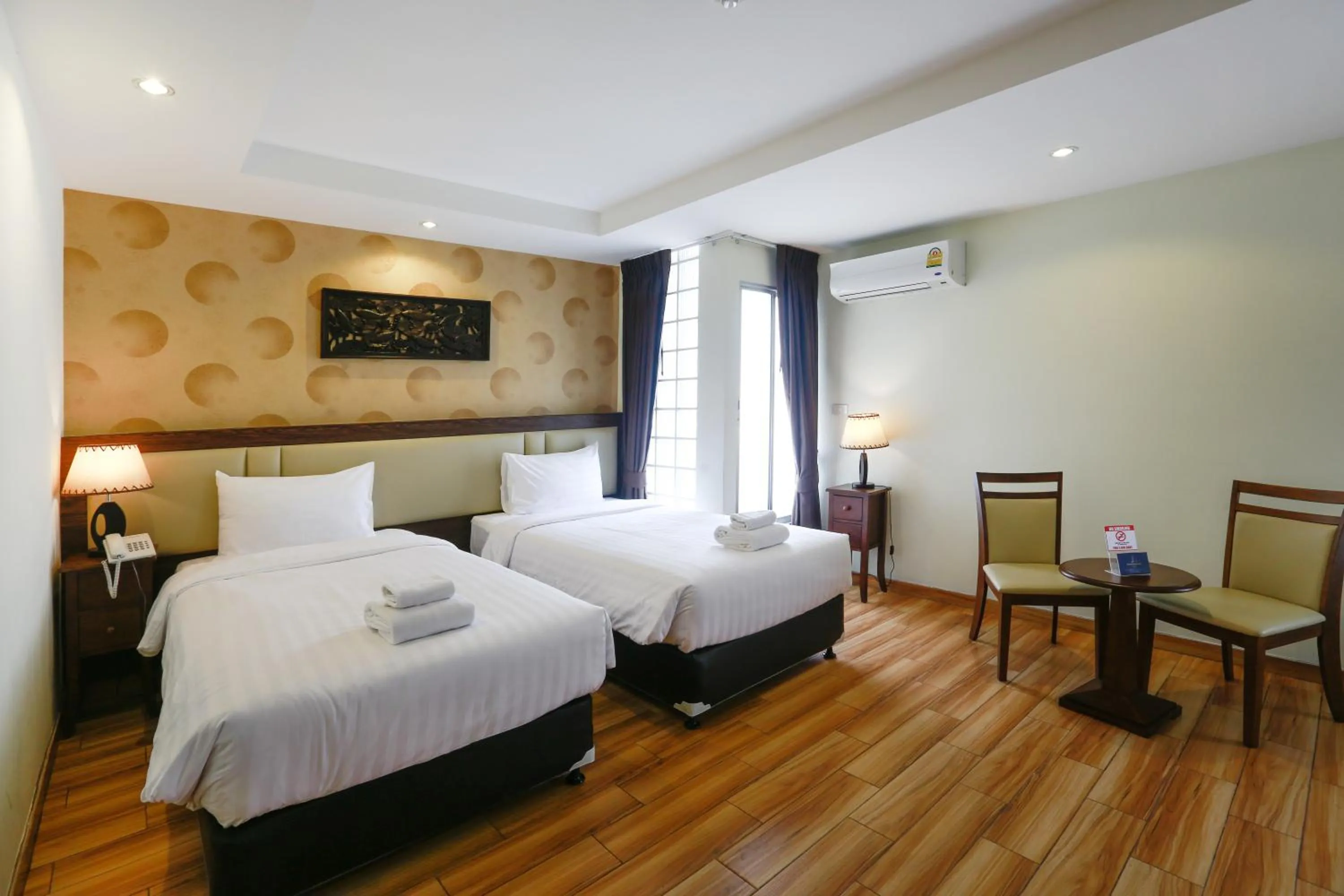 Bedroom, Bed in Suvarnabhumi Ville Airport Hotel