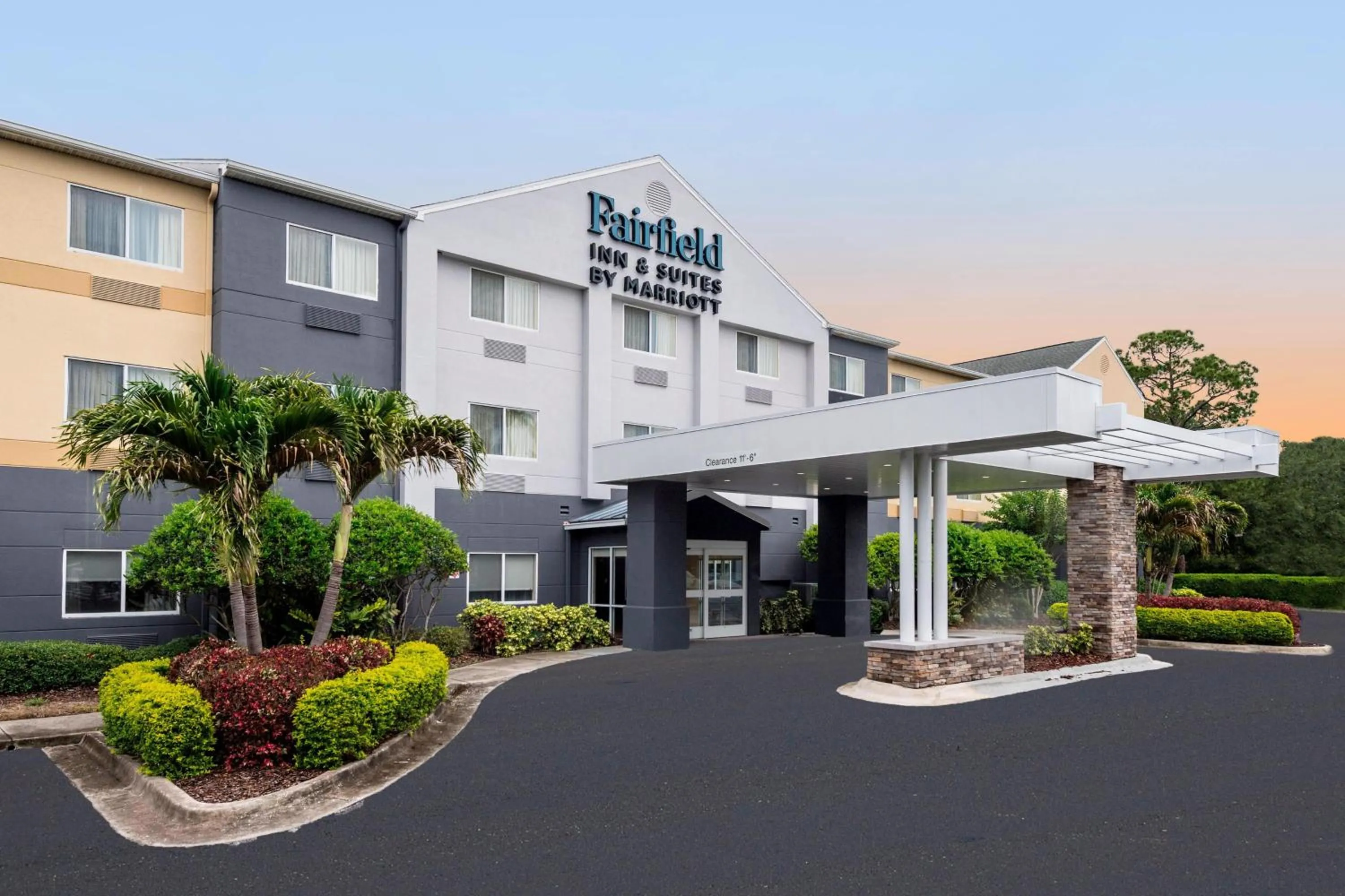 Property building in Fairfield Inn and Suites St Petersburg Clearwater