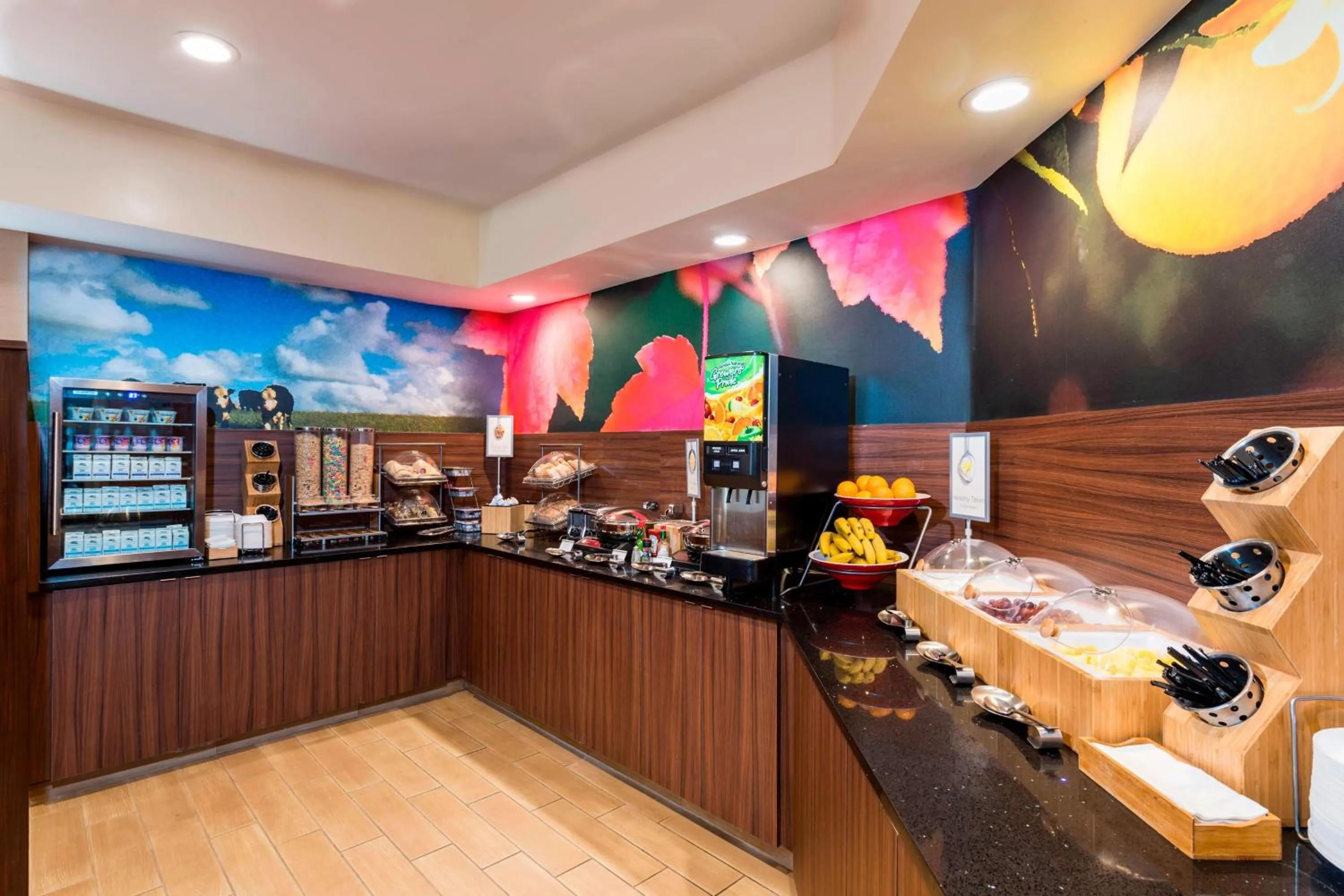 Breakfast in Fairfield Inn and Suites St Petersburg Clearwater