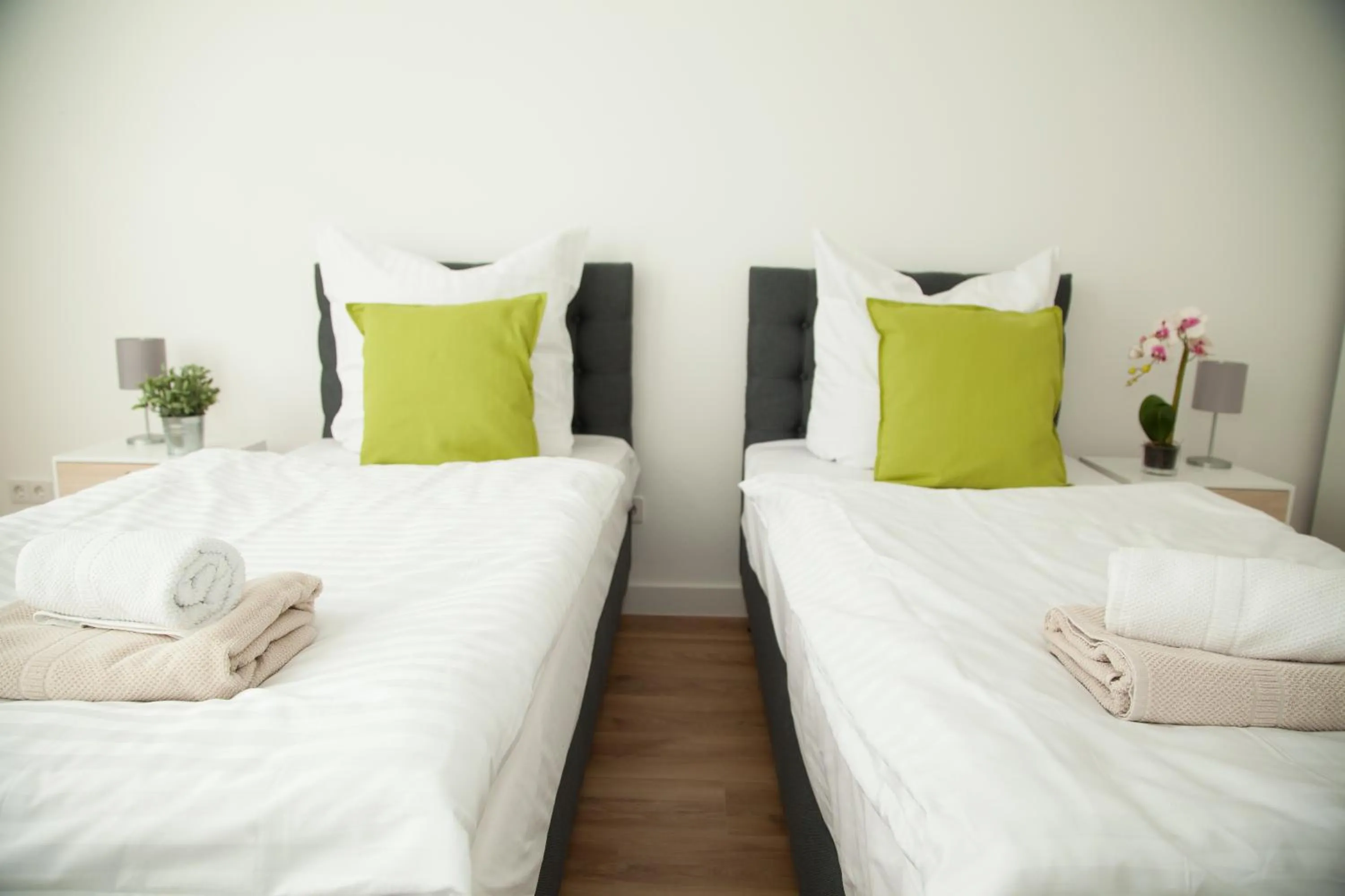 Bedroom, Bed in Apartment Haus Heidelberg