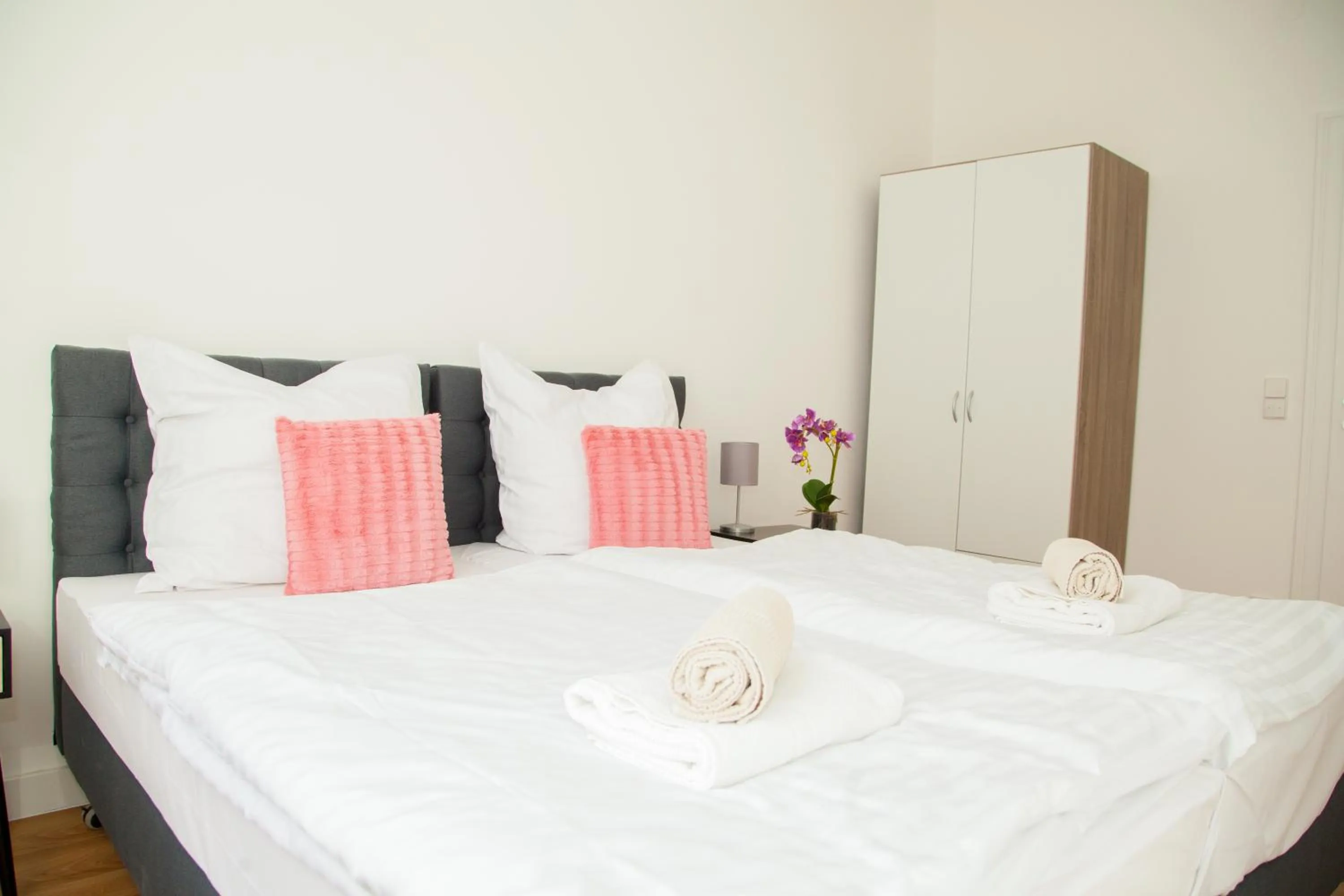 Bedroom, Bed in Apartment Haus Heidelberg