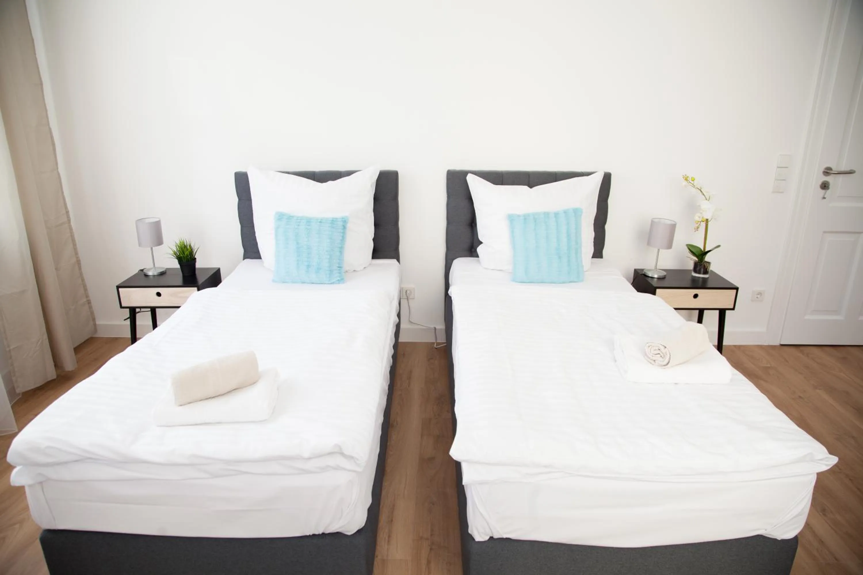 Bedroom, Bed in Apartment Haus Heidelberg