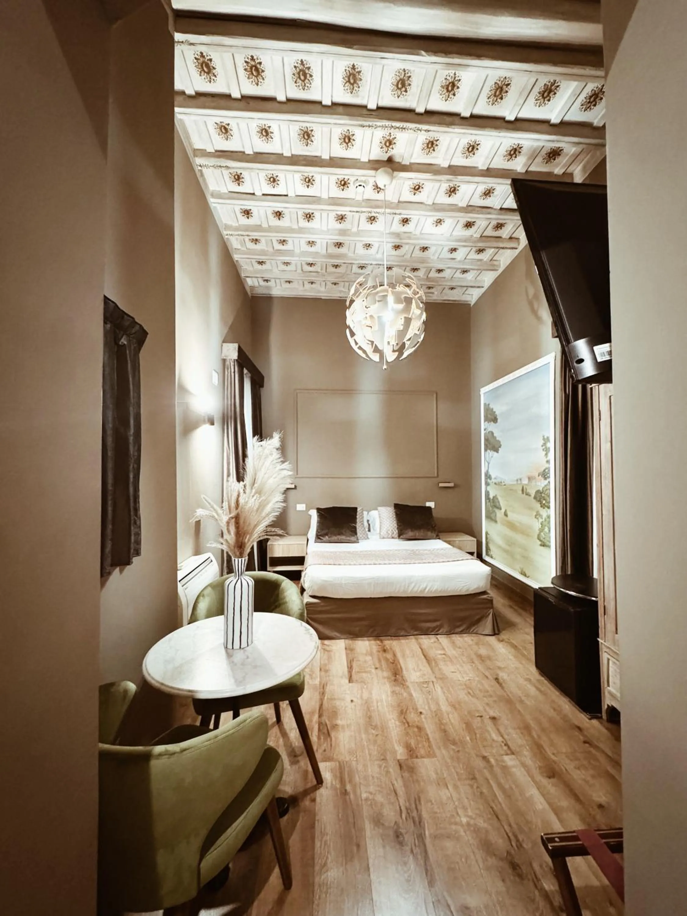 Bed in Residenza Sciarra Suites