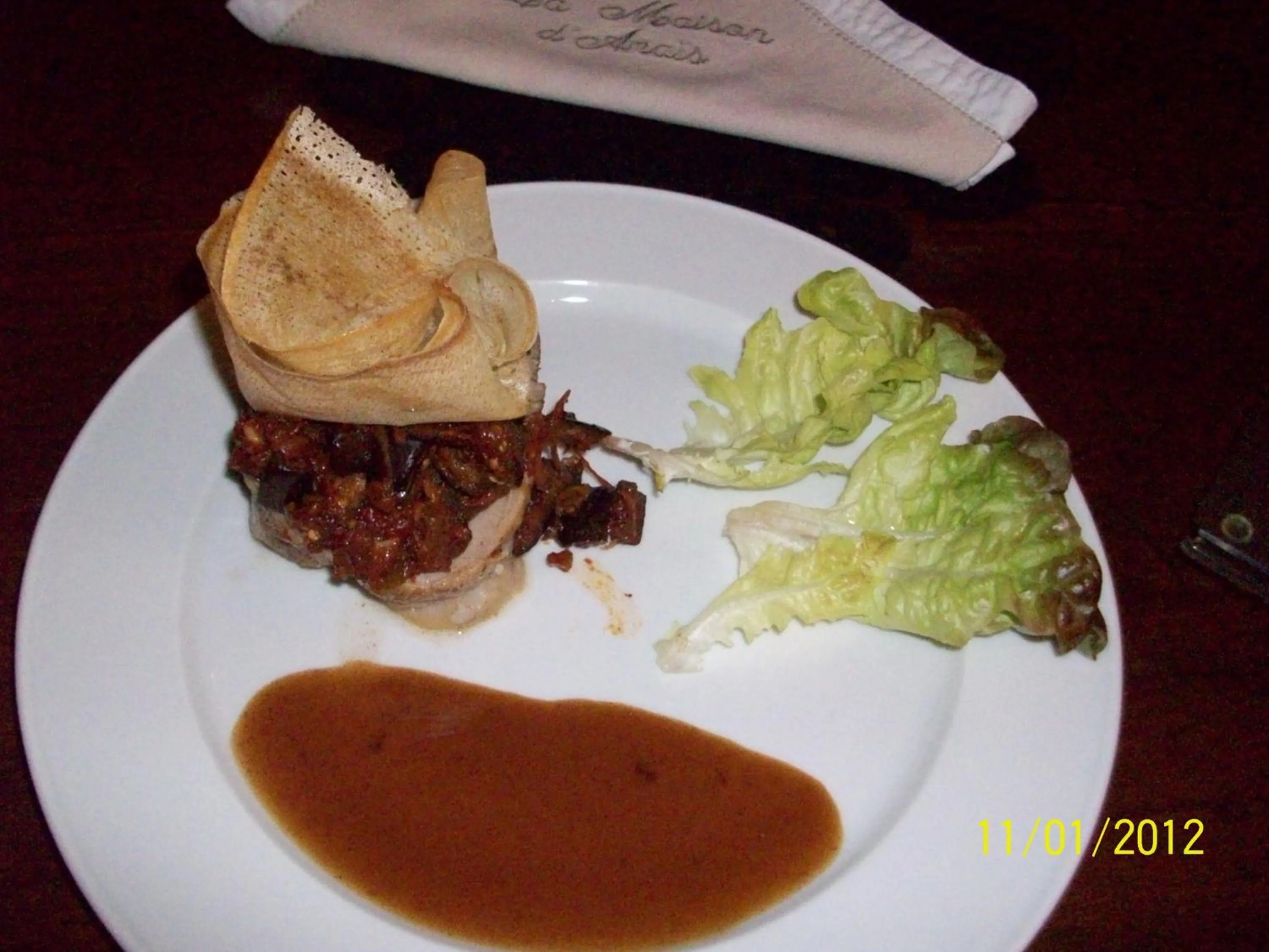 Food and drinks in La Maison d'Anais