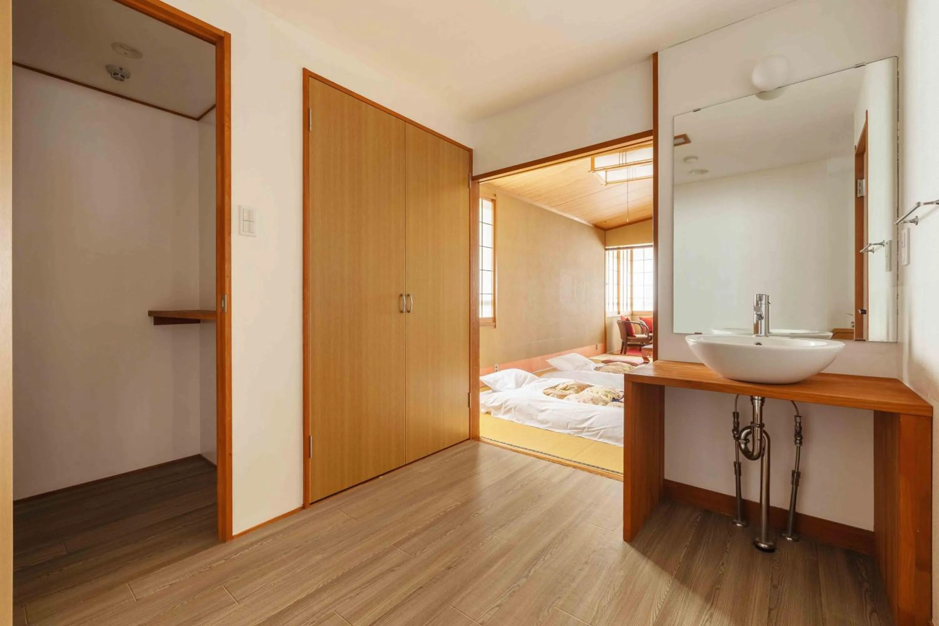 Bed in Nozawa View Hotel Shimataya