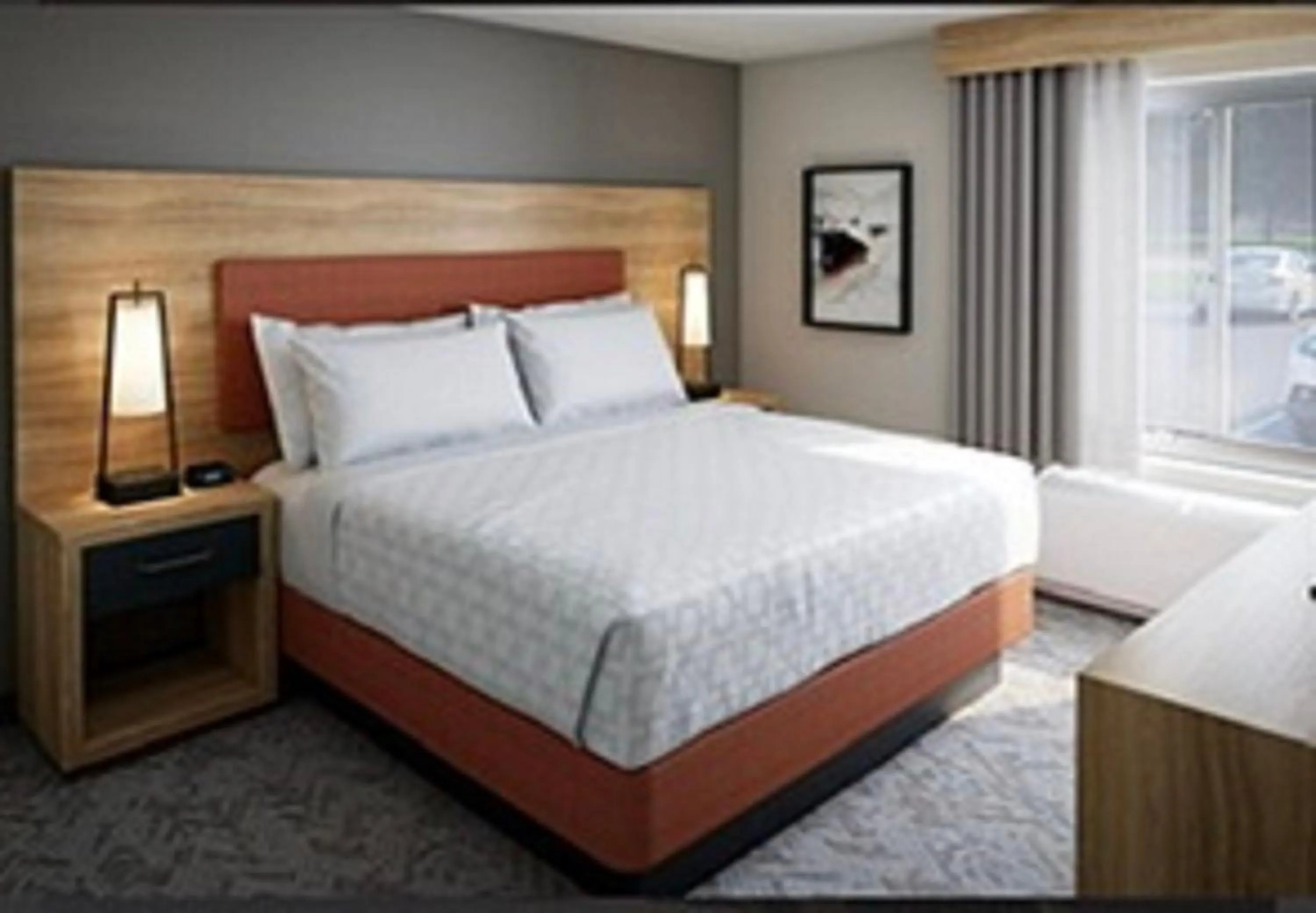 Photo of the whole room, Bed in Candlewood Suites Mount Pleasant by IHG
