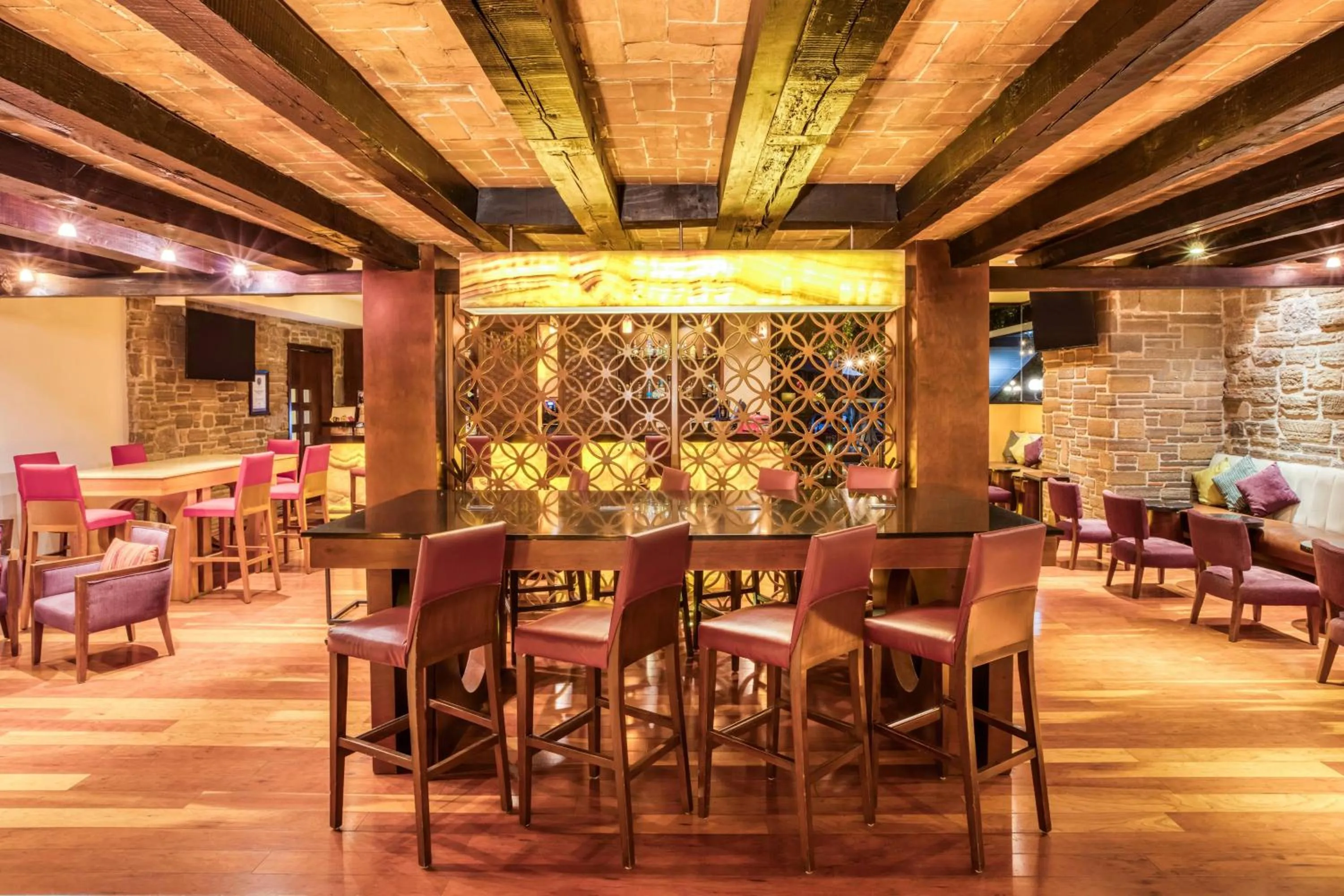 Lobby or reception in Marriott Puebla Hotel Meson del Angel