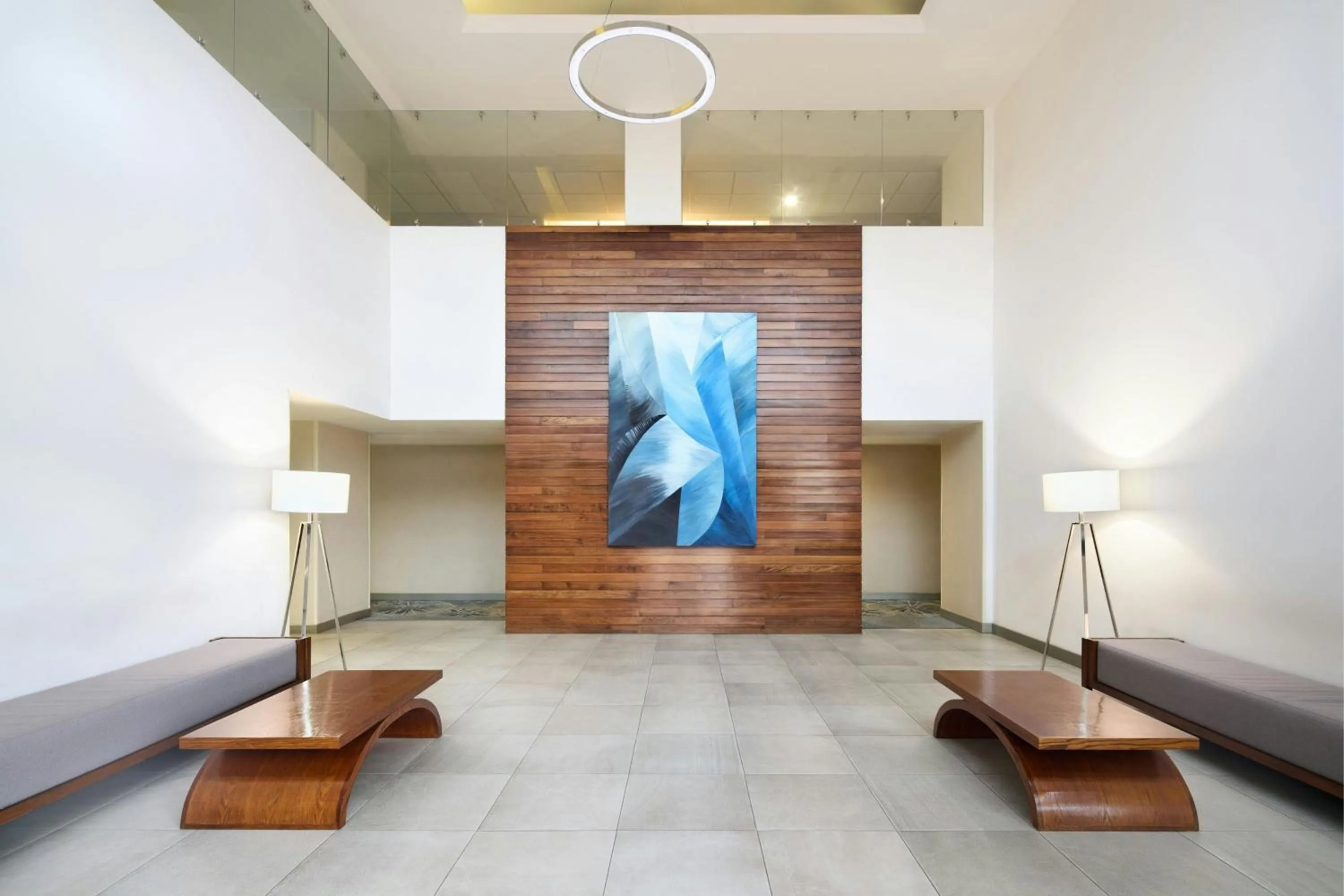 Lobby or reception in Marriott Puebla Hotel Meson del Angel