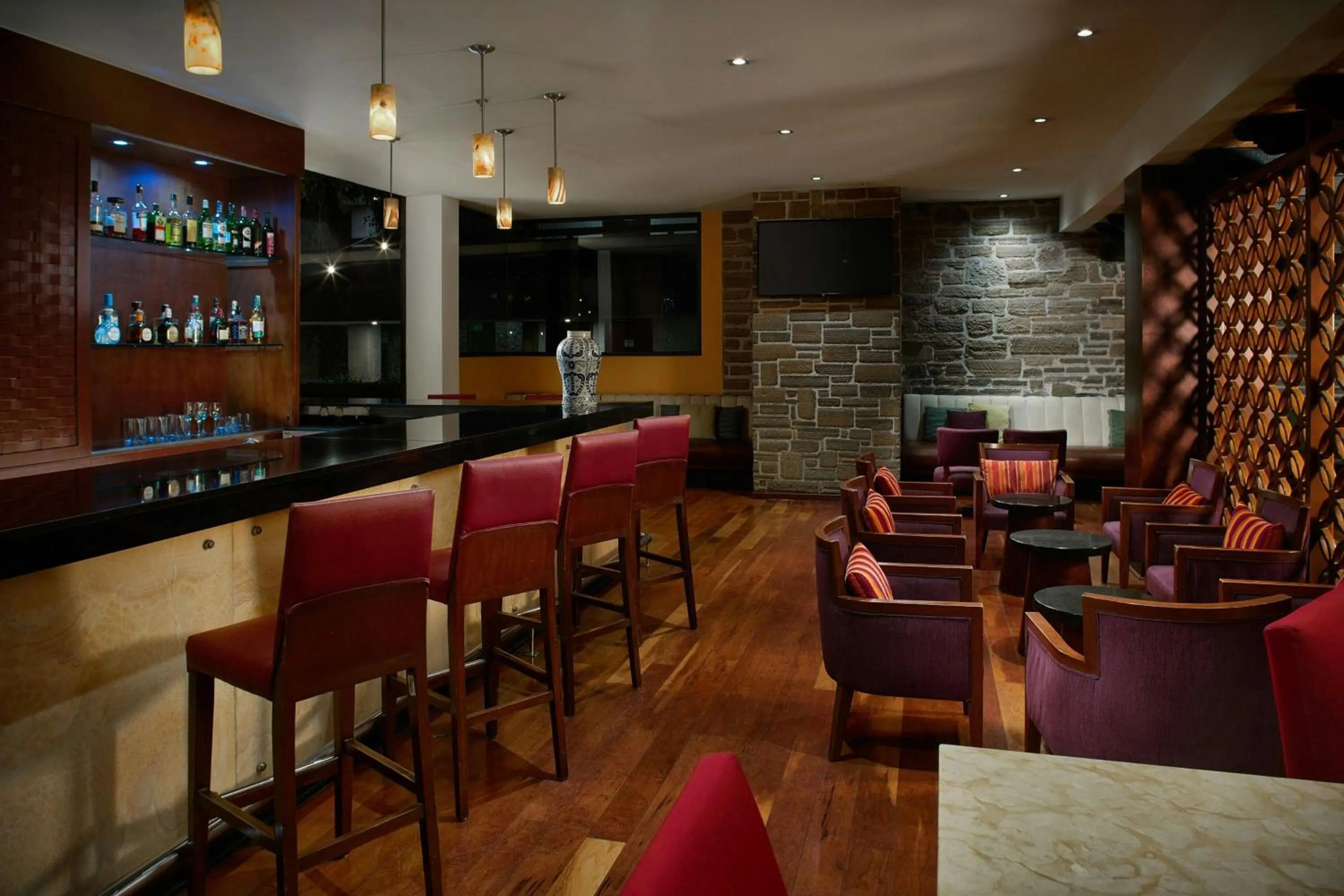 Lobby or reception in Marriott Puebla Hotel Meson del Angel