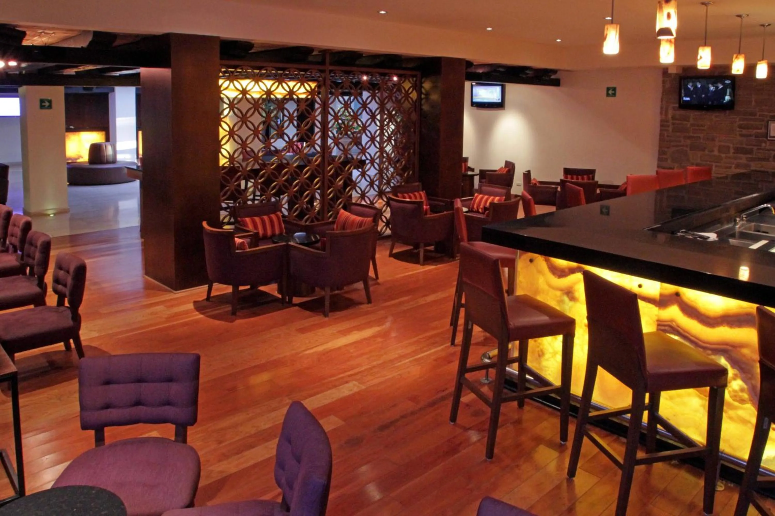 Lobby or reception in Marriott Puebla Hotel Meson del Angel