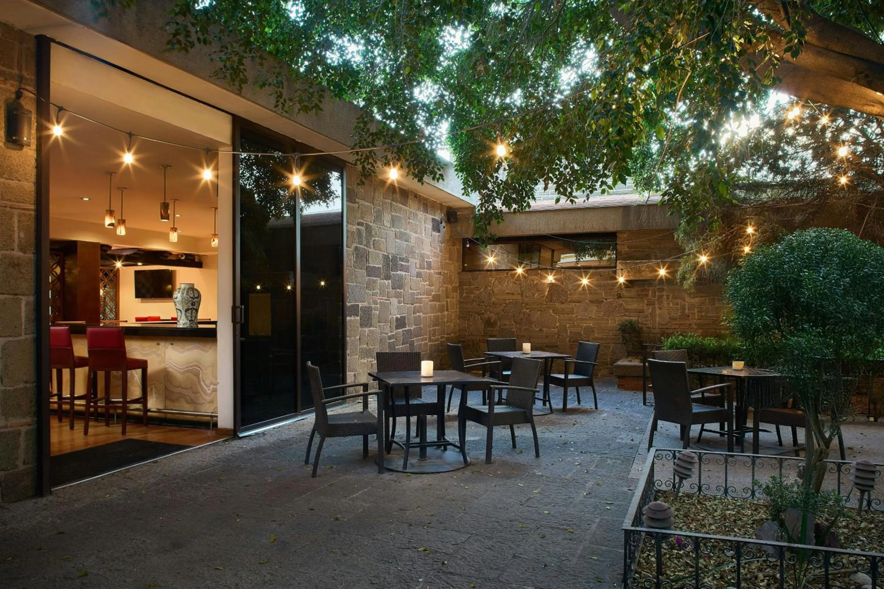 Balcony/Terrace in Marriott Puebla Hotel Meson del Angel