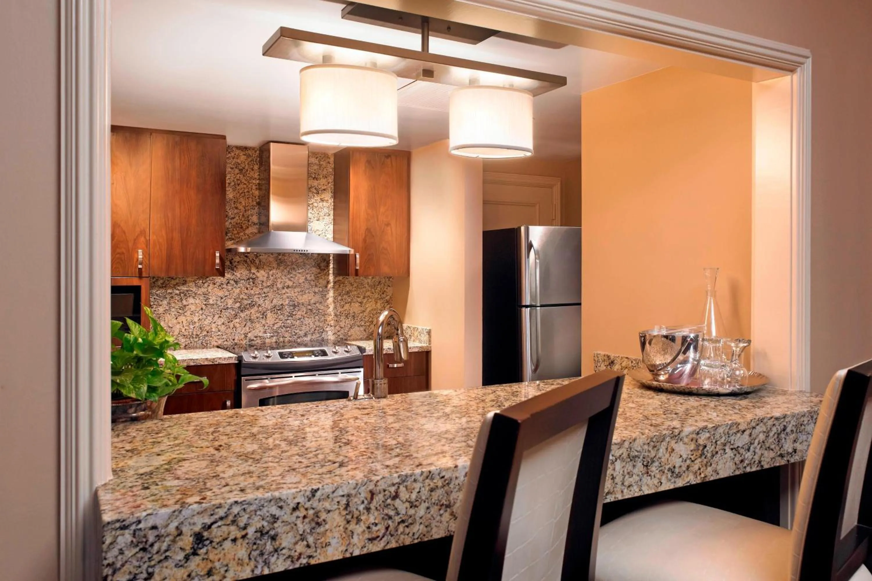 Kitchen or kitchenette in The St. Regis Houston