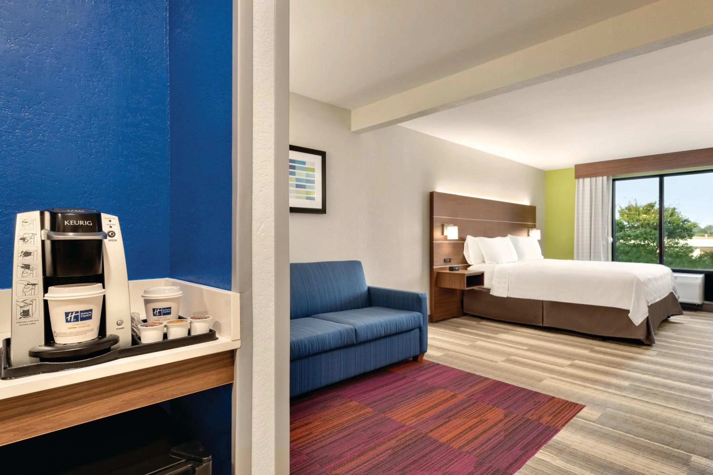 Photo of the whole room, Bed in Holiday Inn Express Hotel & Suites Lavonia by IHG